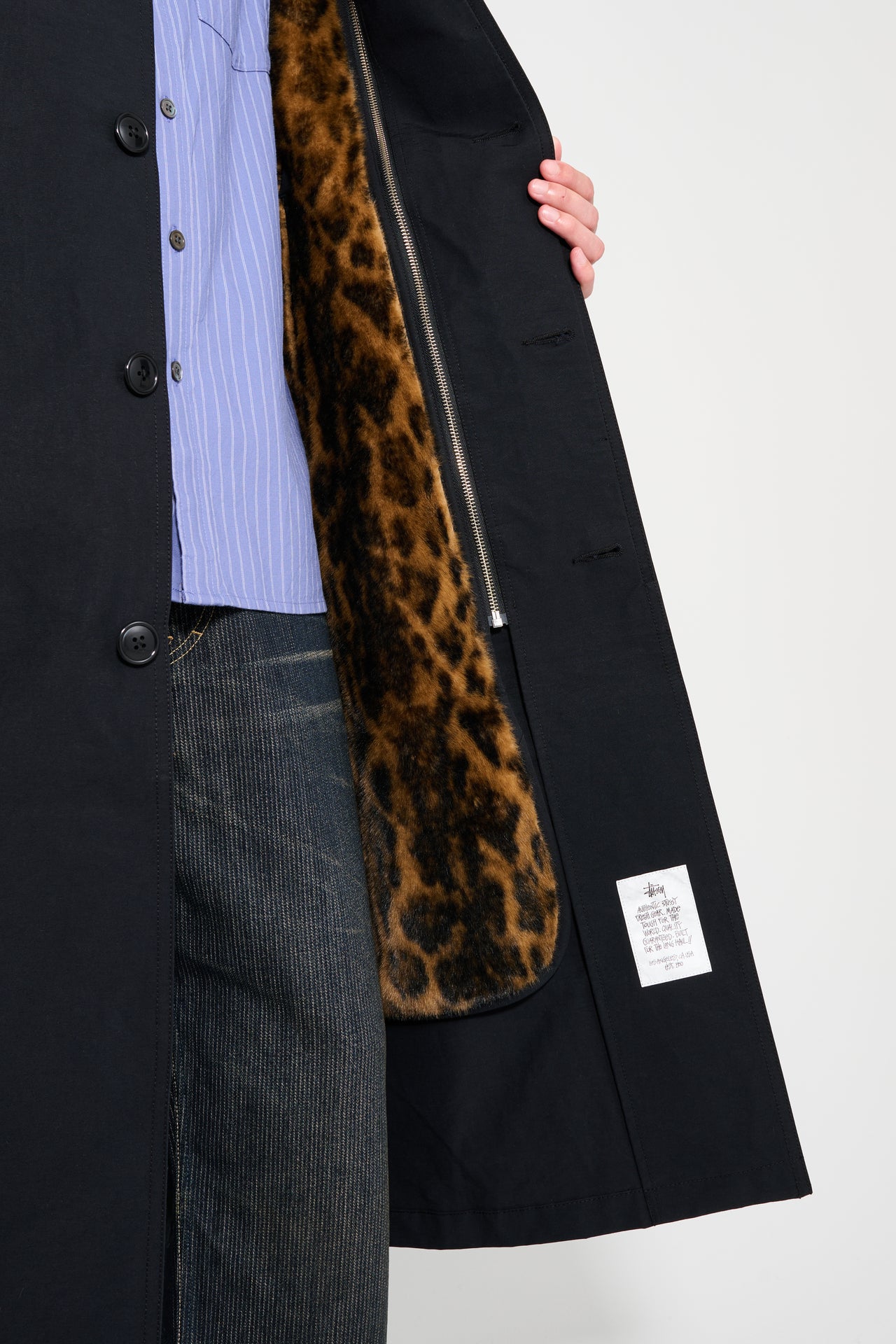 Stüssy All Seasons Trench Black