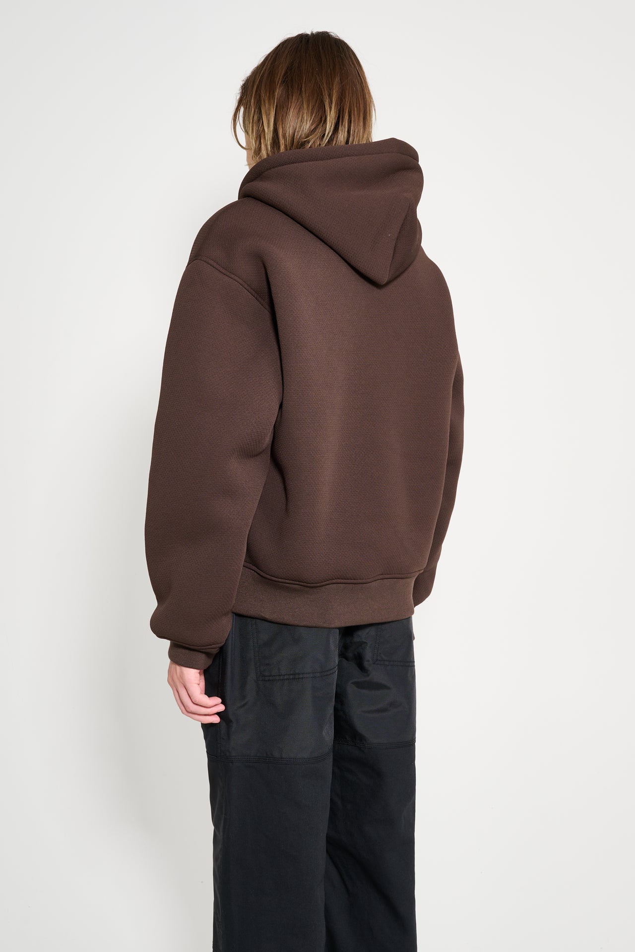 Stüssy Bonded Sherpa Lined Hood Brown