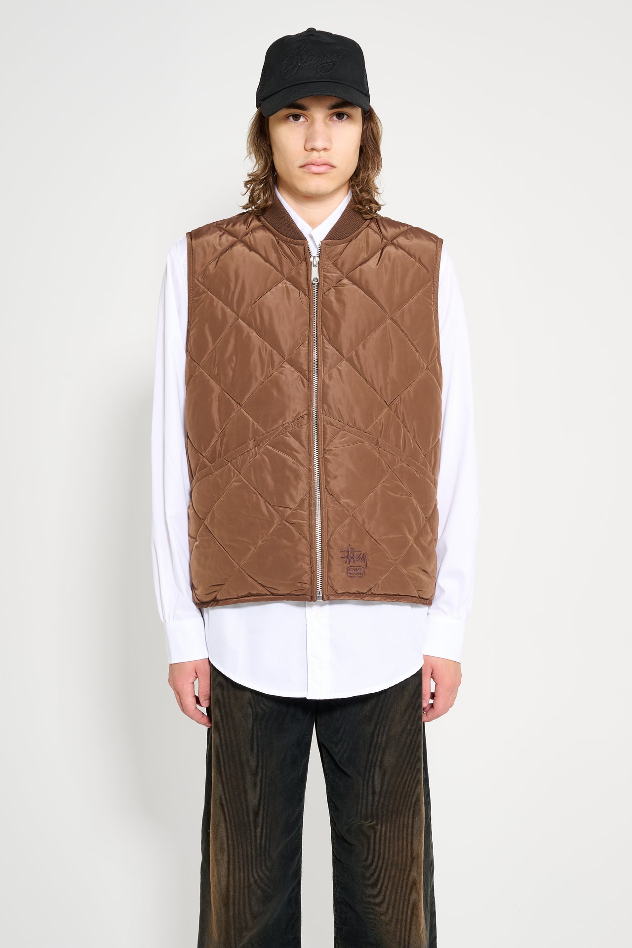 Stüssy Insulated Vest Brown