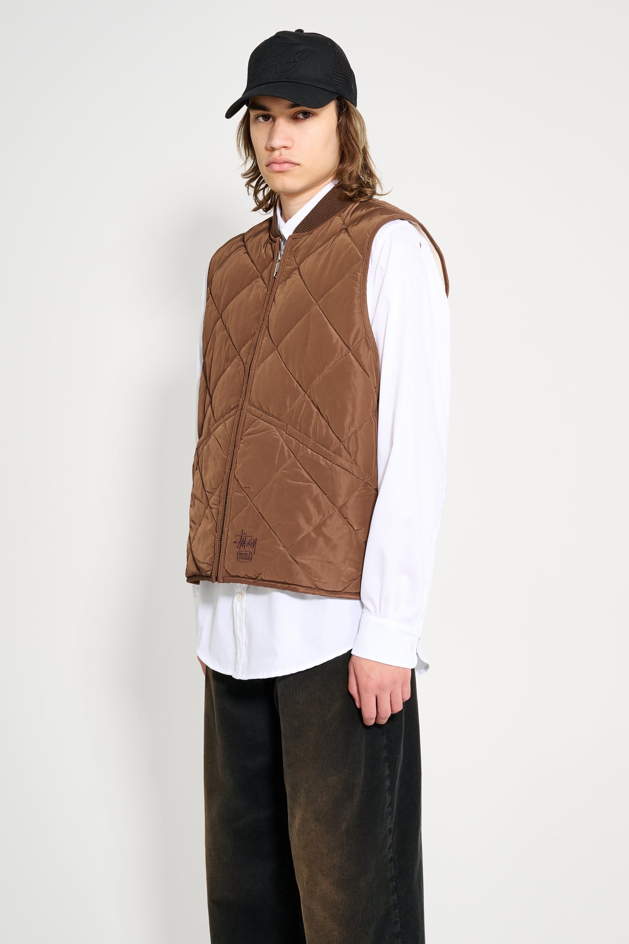 Stüssy Insulated Vest Brown