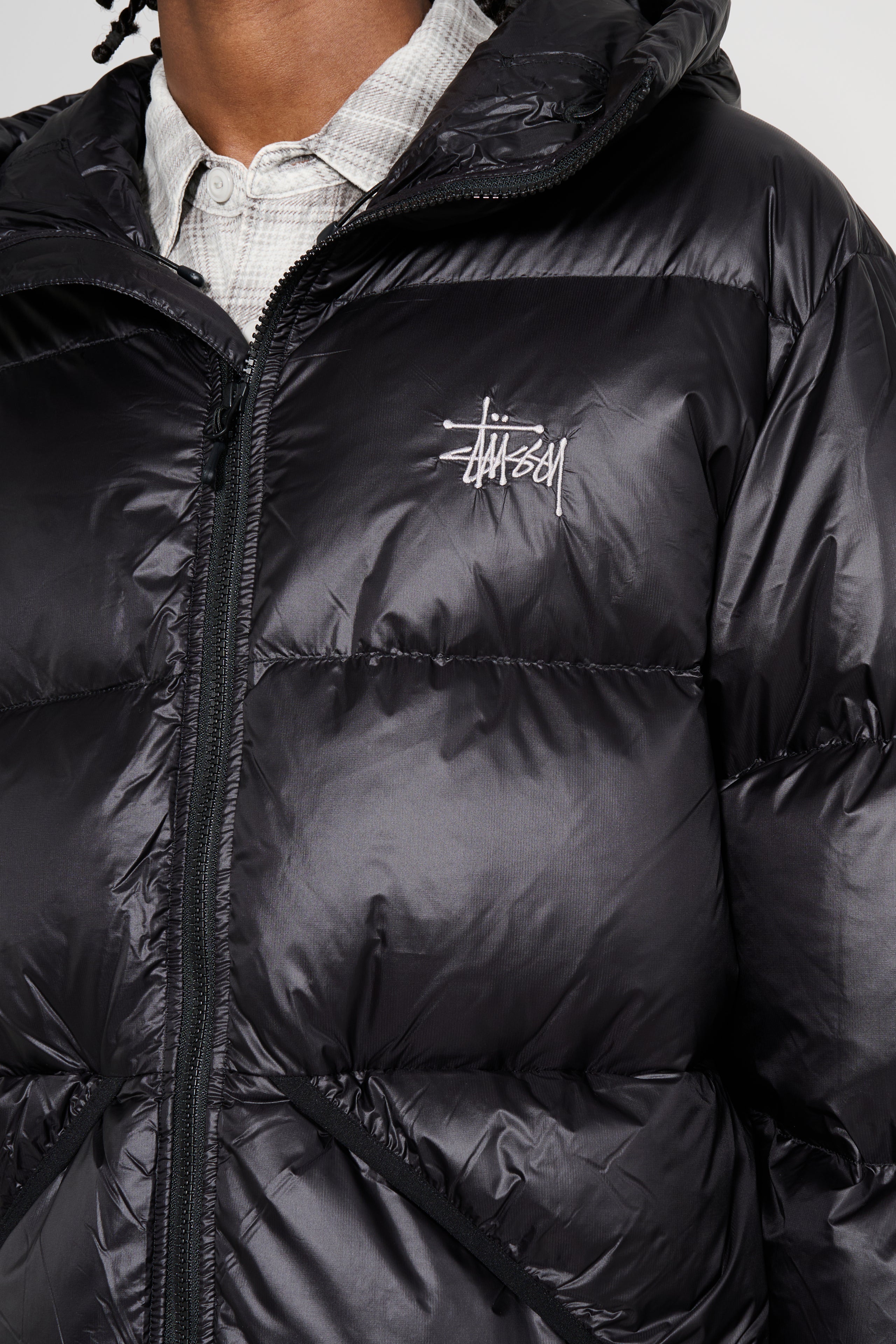 Stüssy Micro Ripstop Down Parka Jet Black