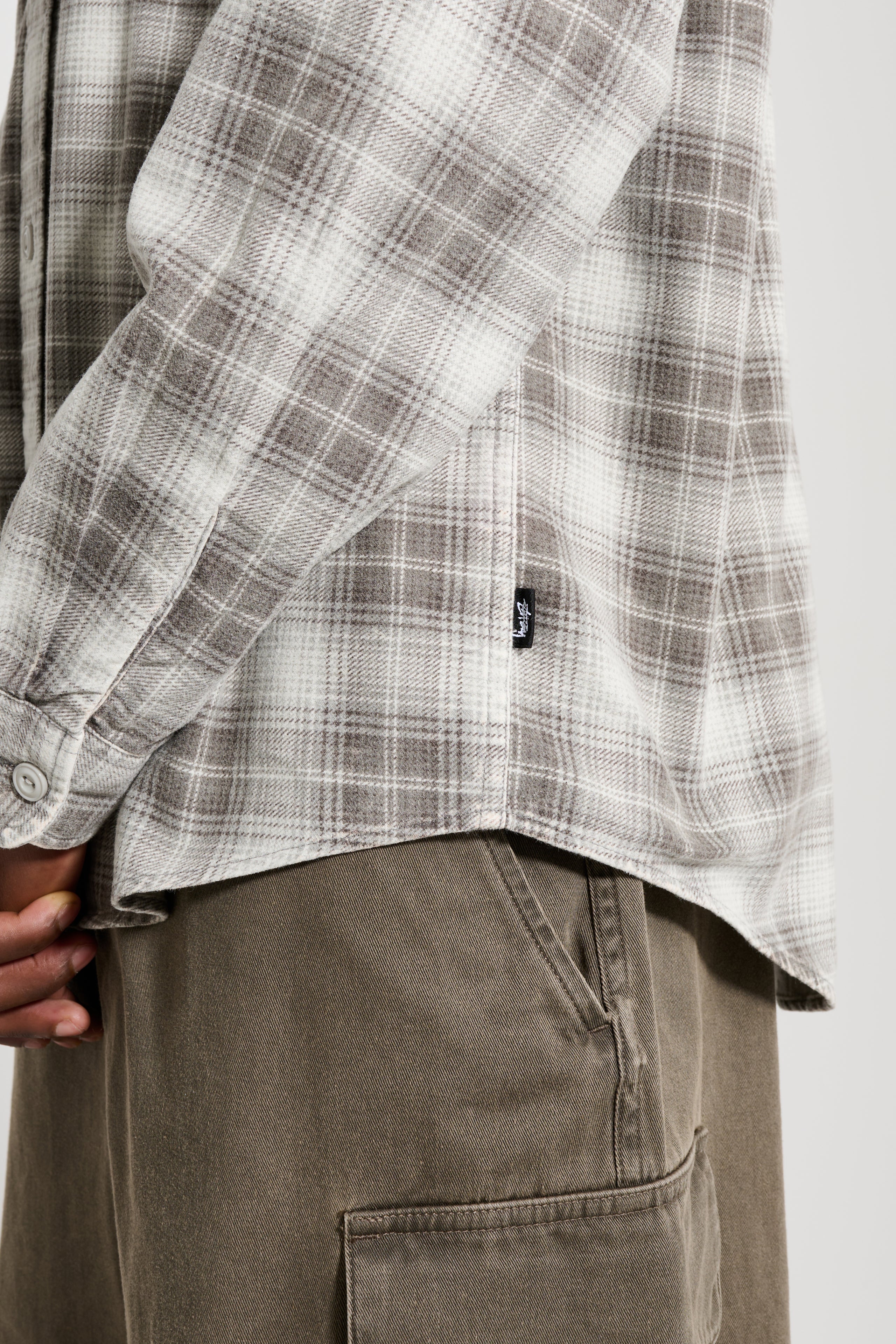 Stüssy Dax Plaid Shirt Brown