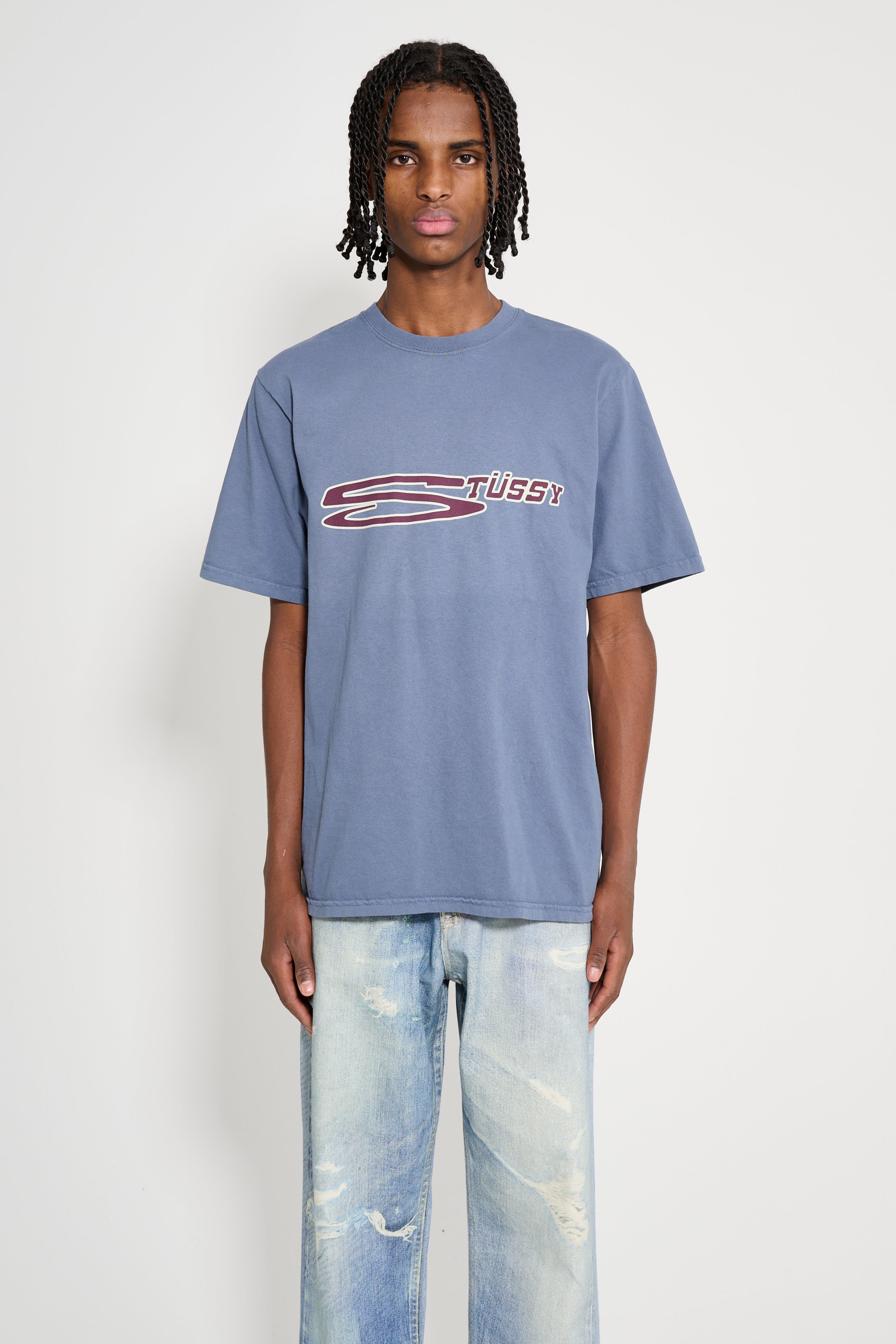 Stüssy Stretch Pigment Dyed Tee Navy