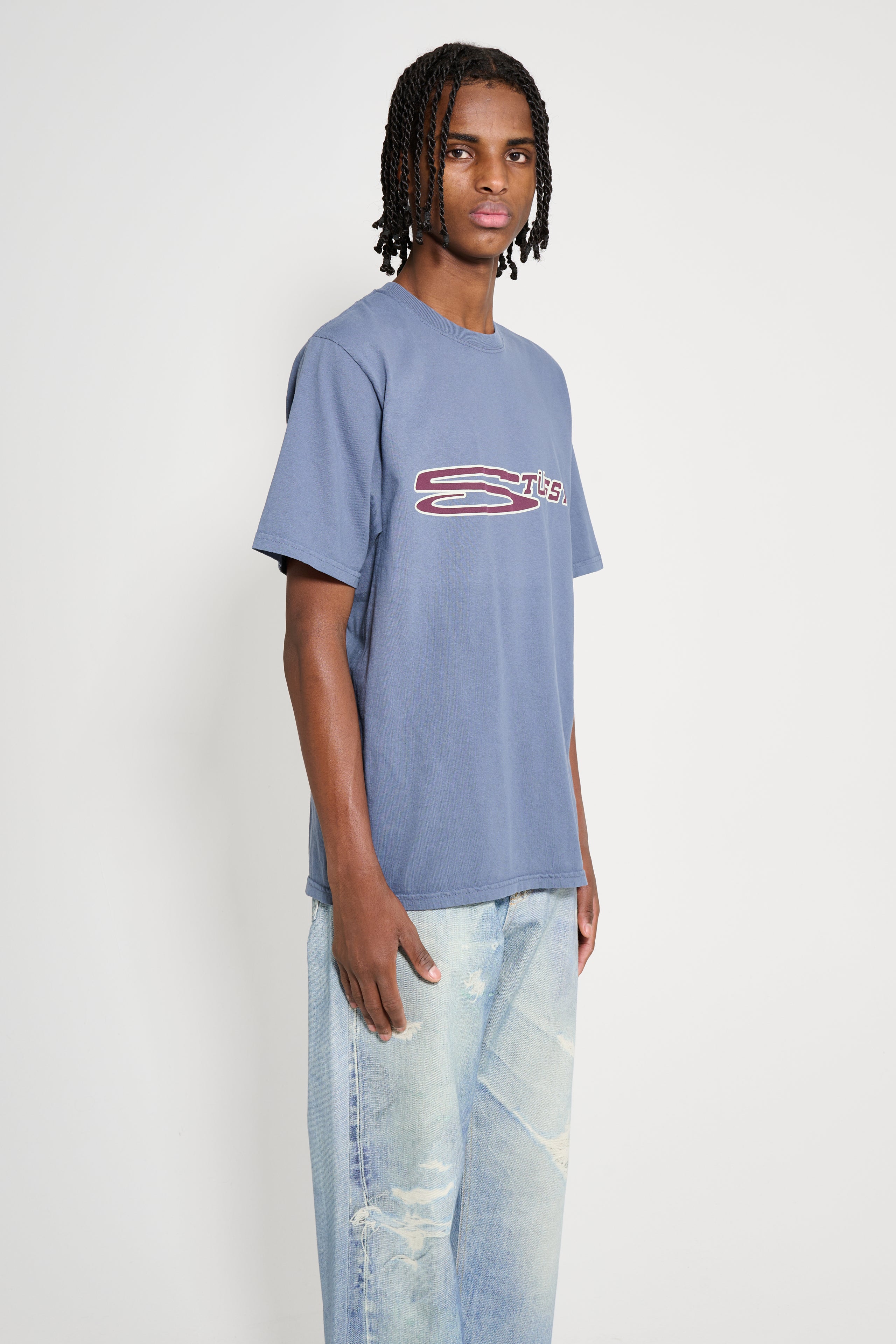 Stüssy Stretch Pigment Dyed Tee Navy