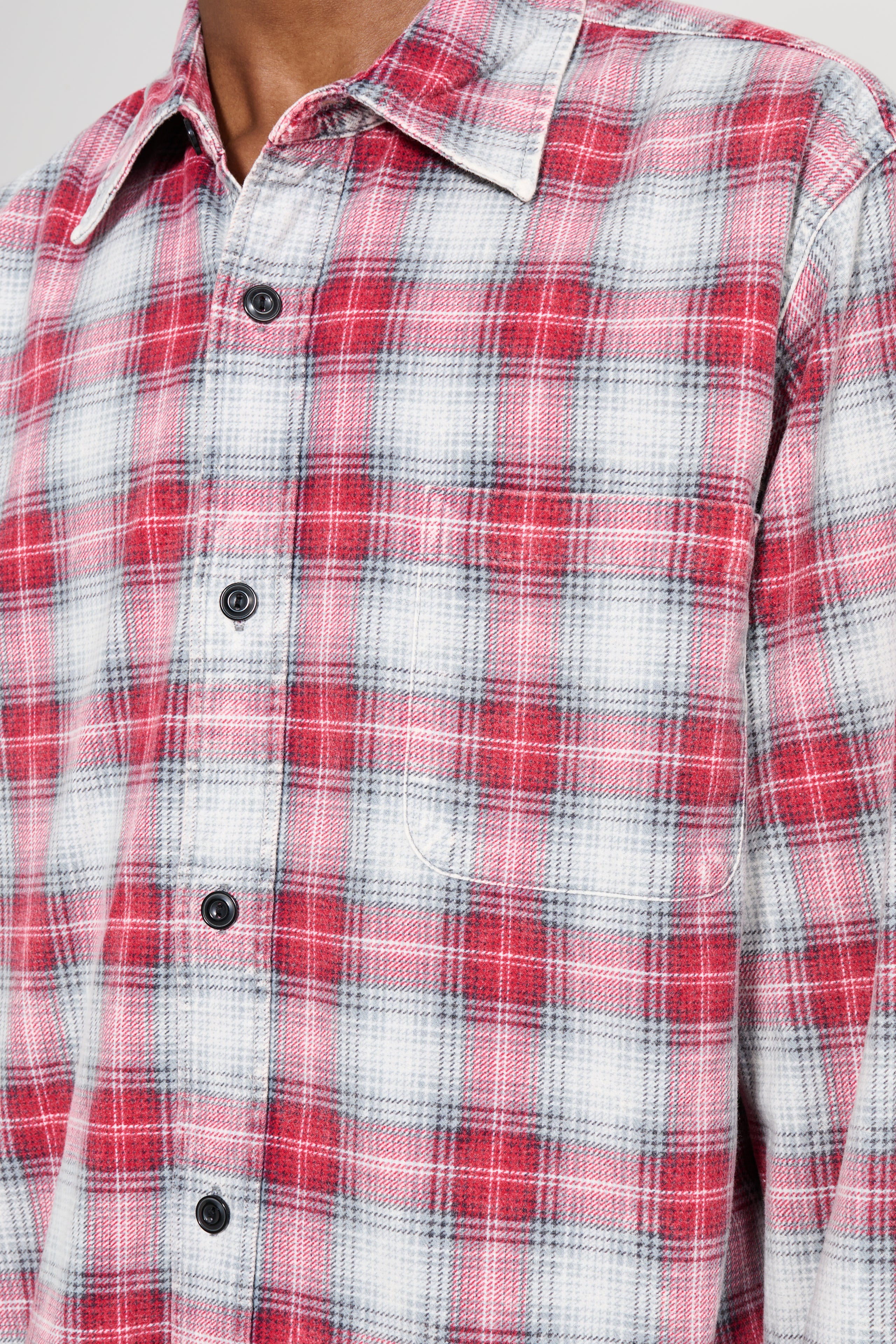 Stüssy Dax Plaid Shirt Red