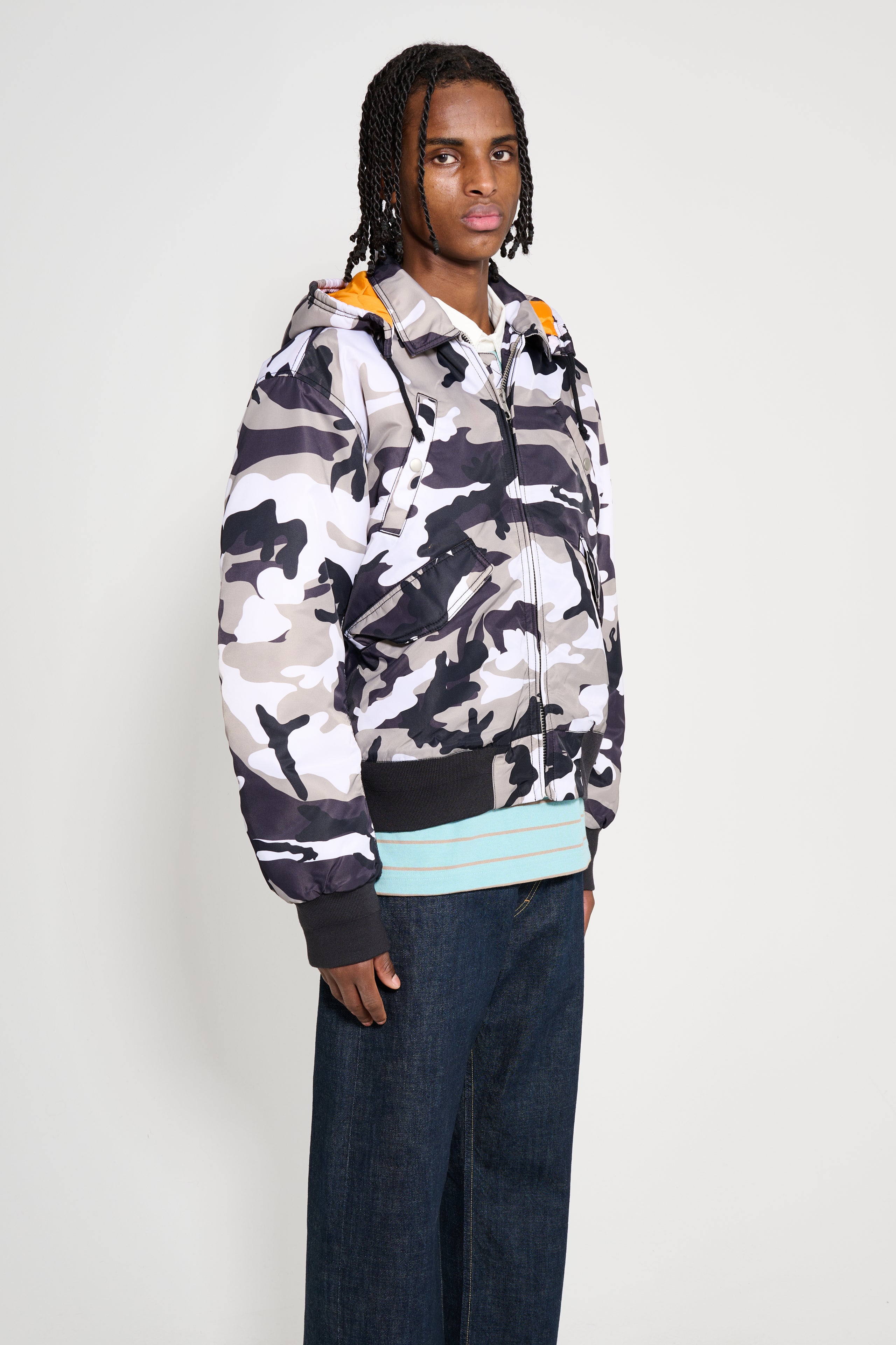 Stüssy Flight Bomber Snow Camo