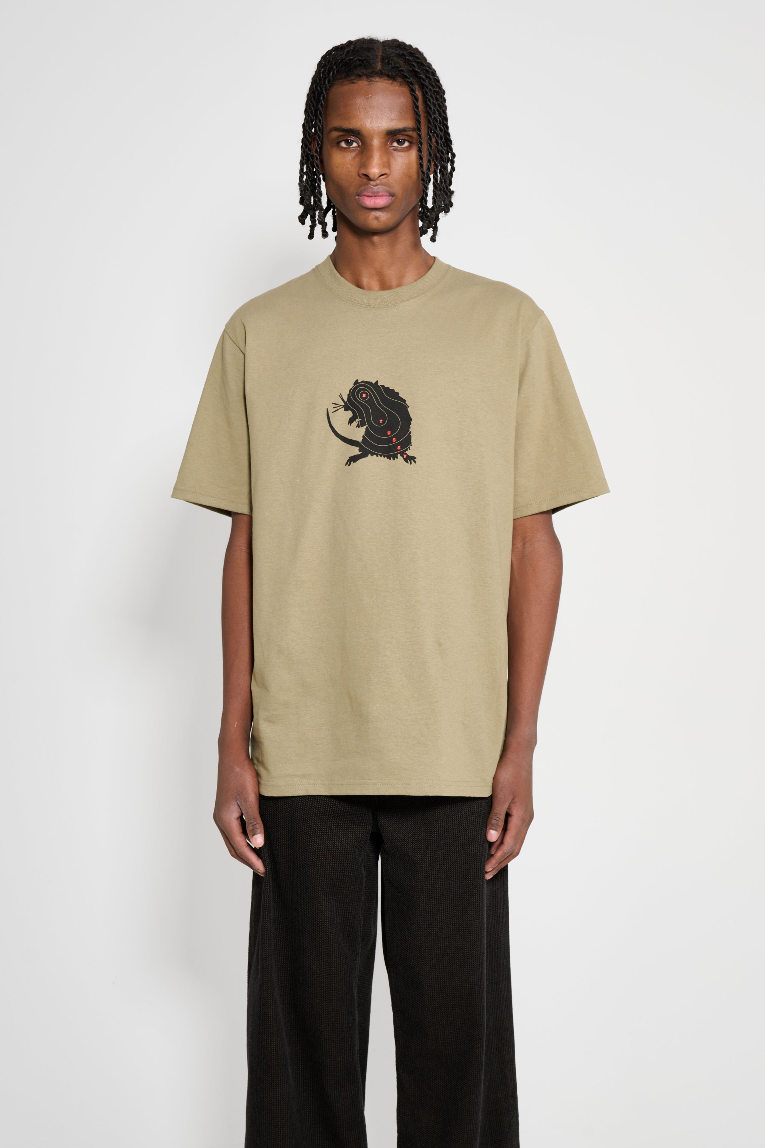 Stüssy Long Range Tee Army