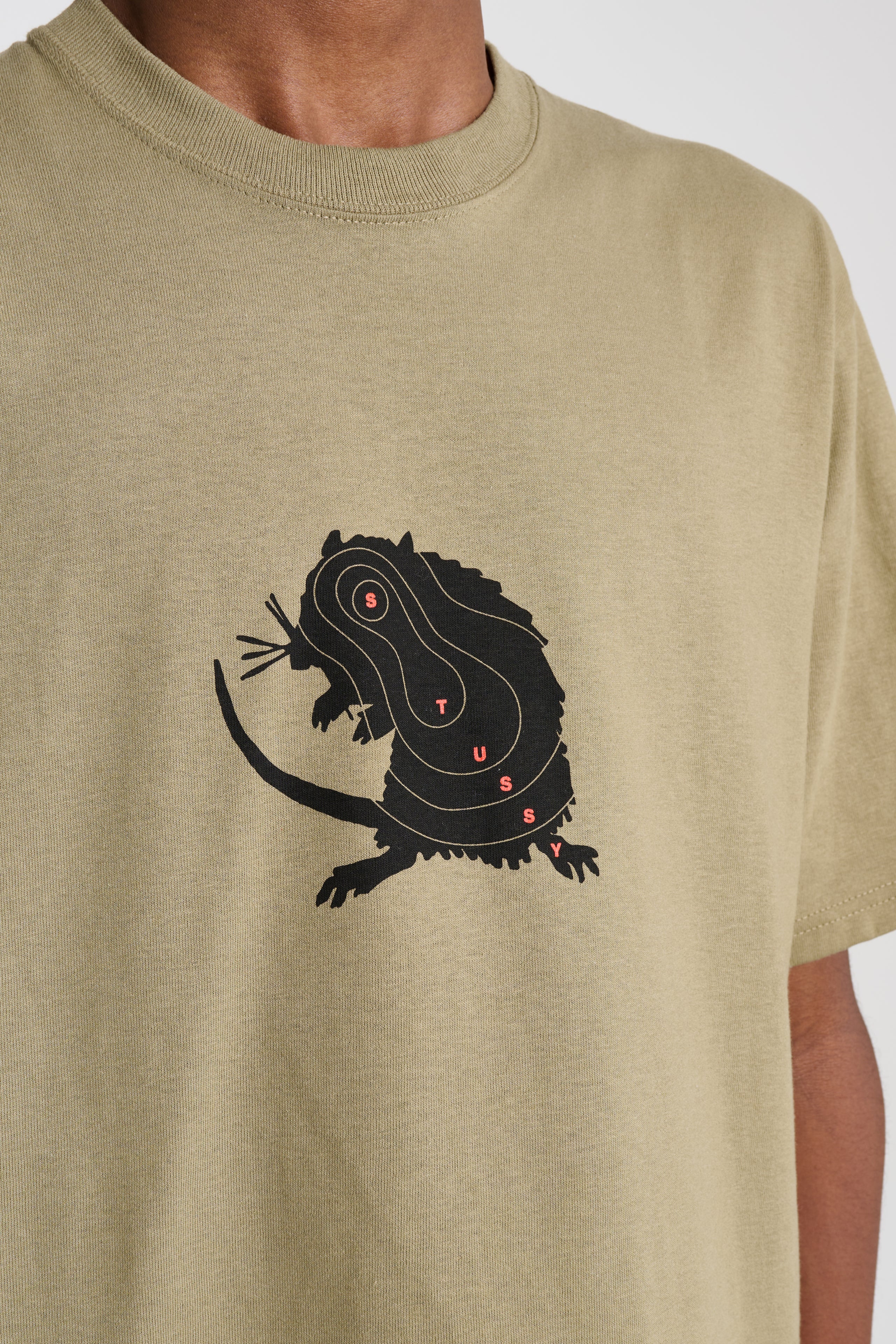 Stüssy Long Range Tee Army