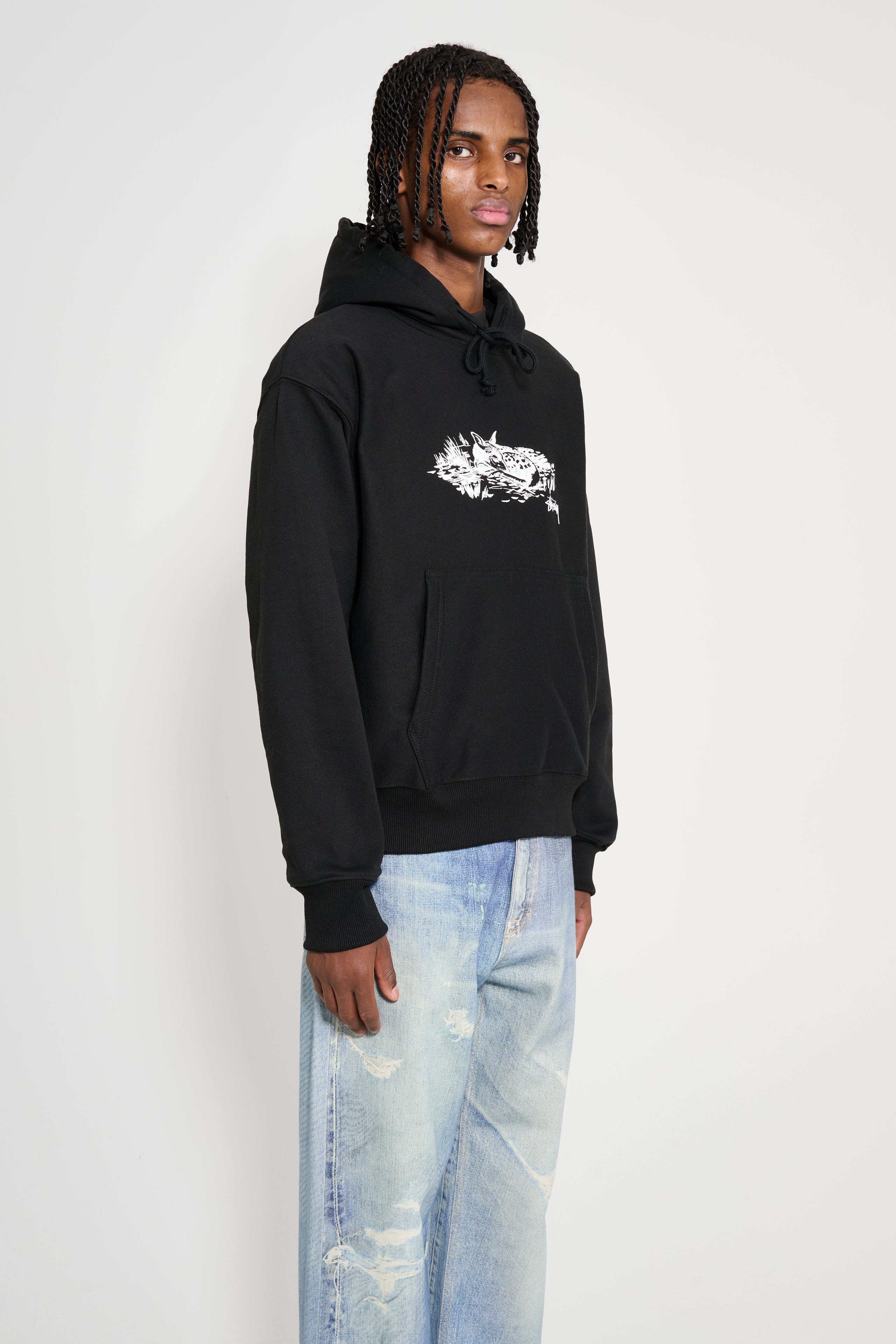 Stüssy Fawn Hood Black