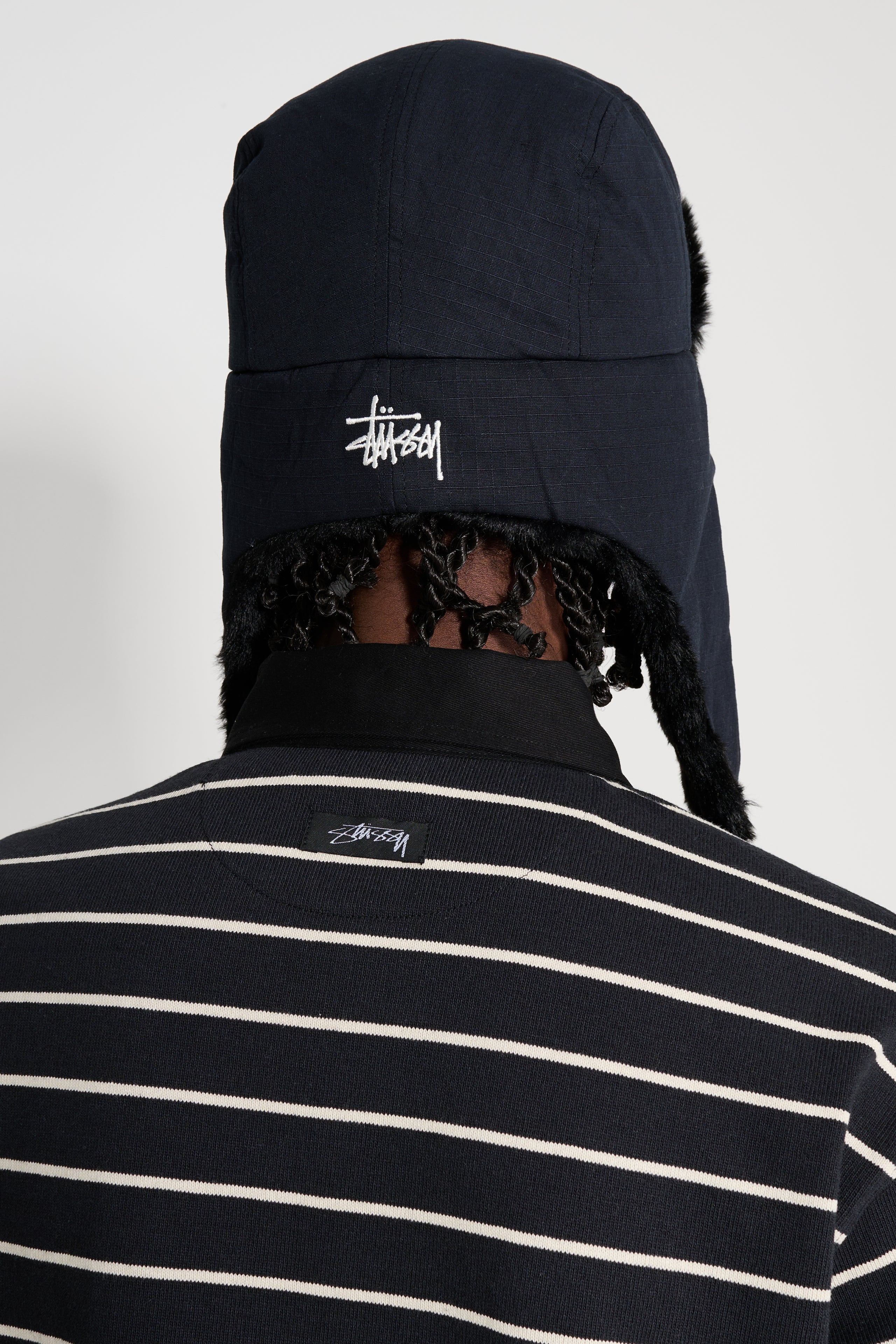 Stüssy Trapper Cap Black