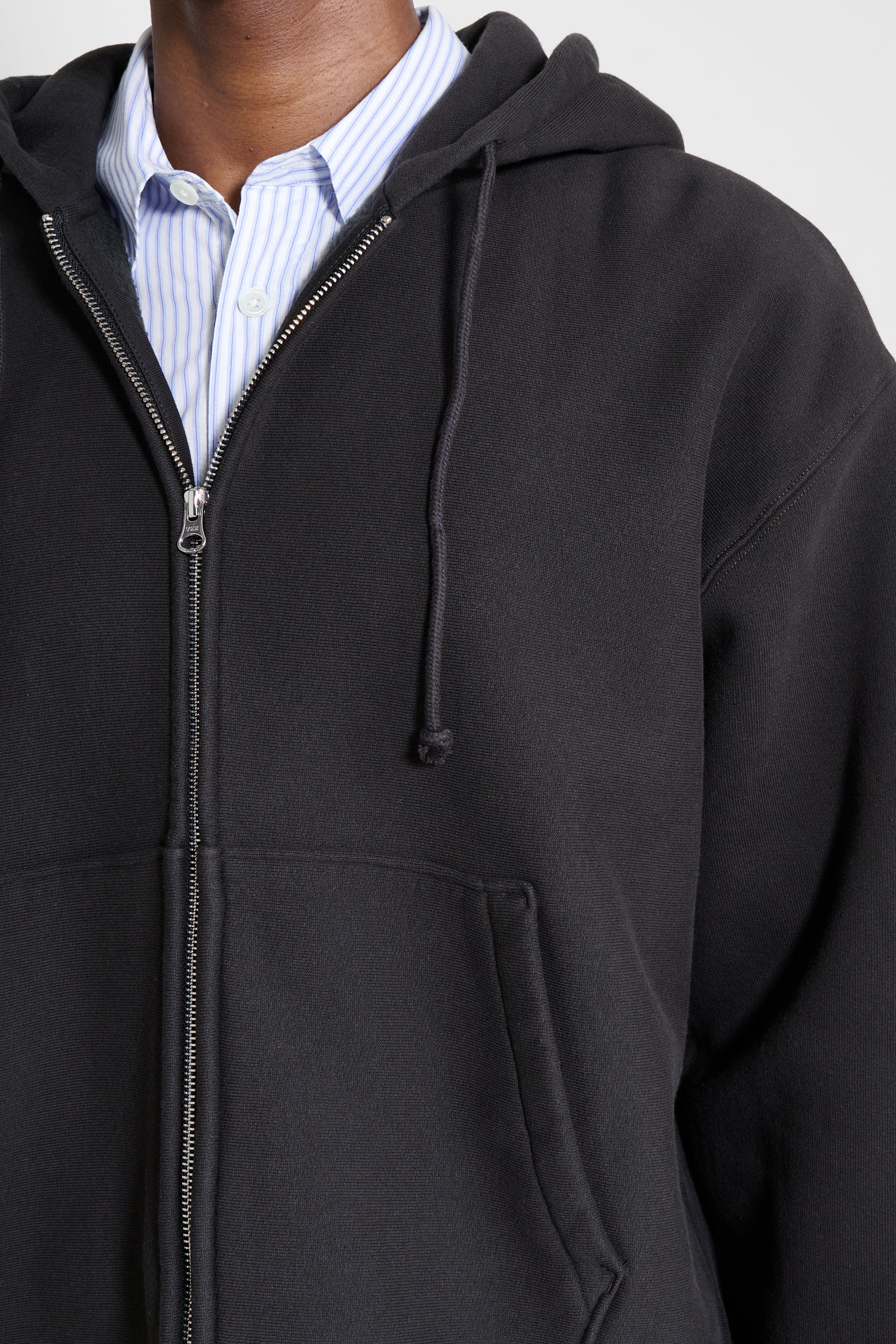 Stüssy Basic Diamond Zip Hood Black