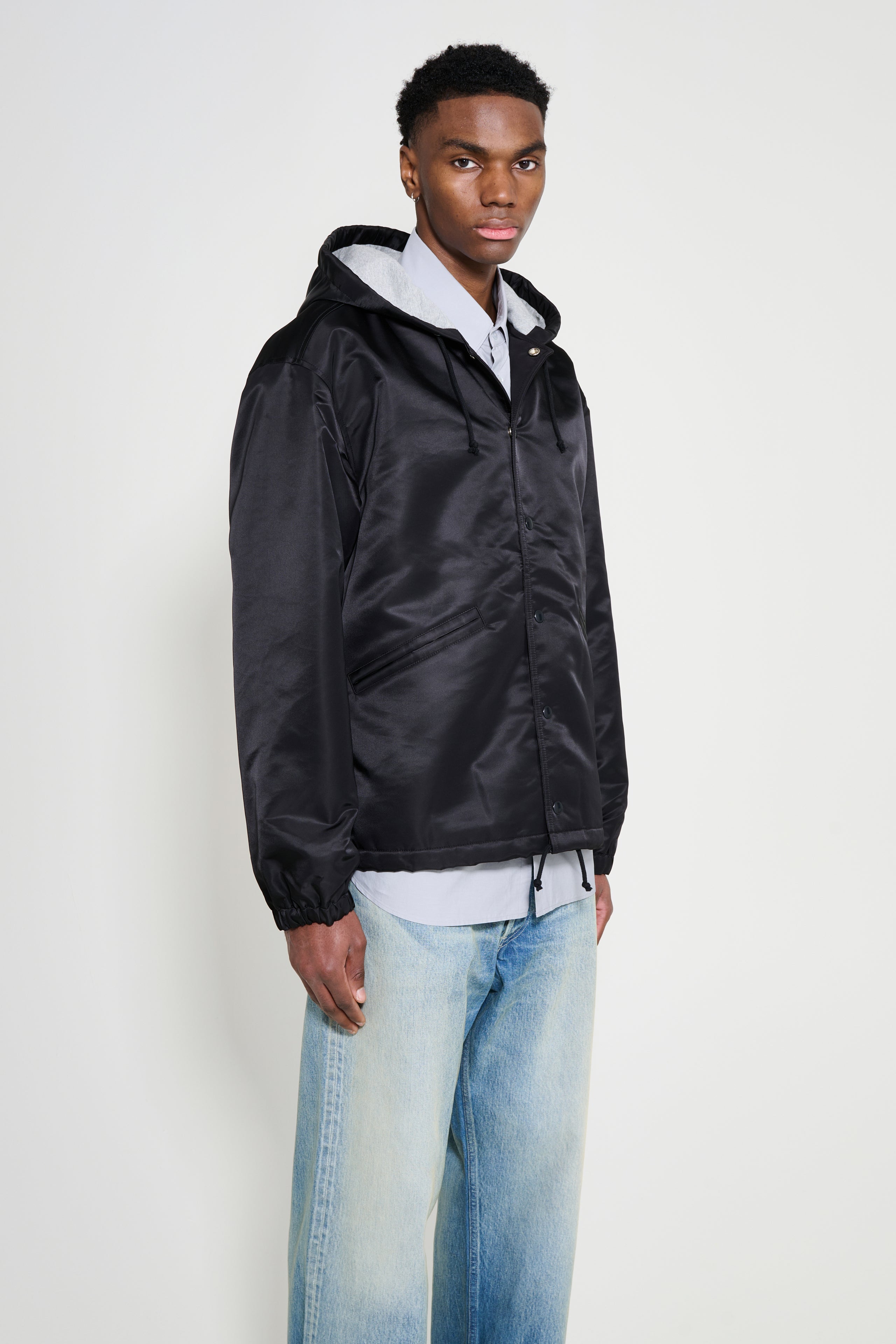 Stüssy Hooded Coaches Jacket Black