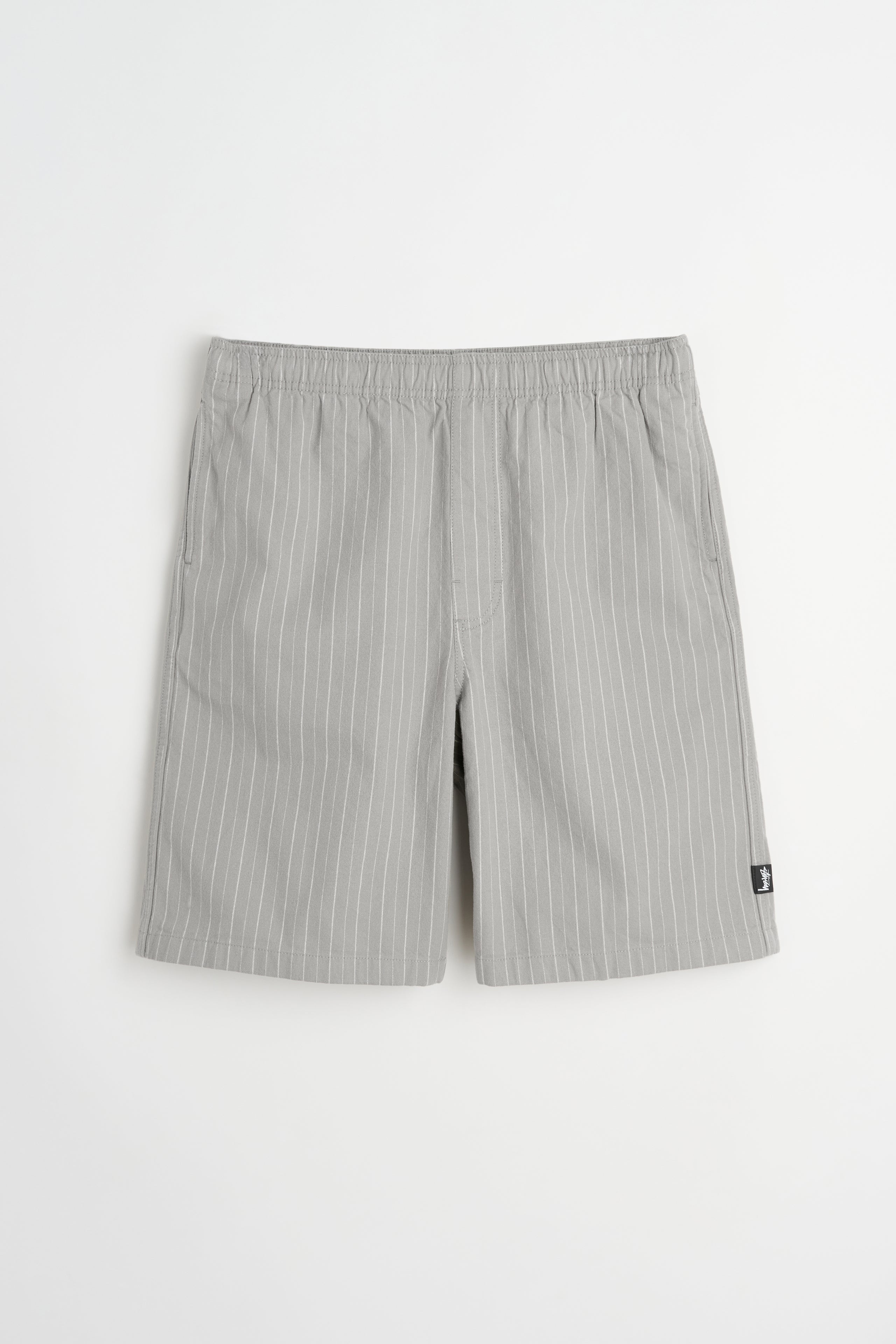 Stüssy Striped Beach Shorts Grey