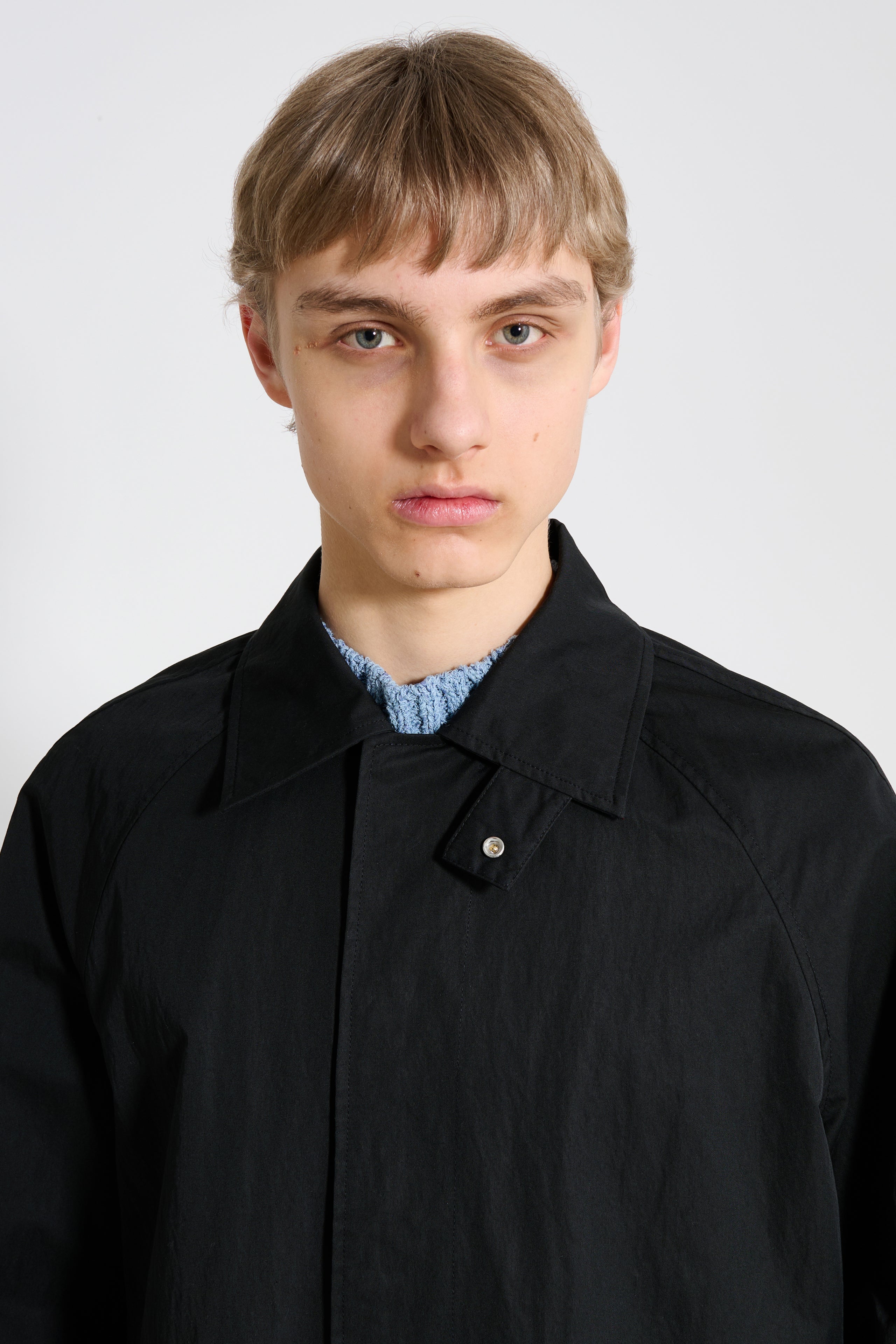 Sunflower Short Raglan Coat Black