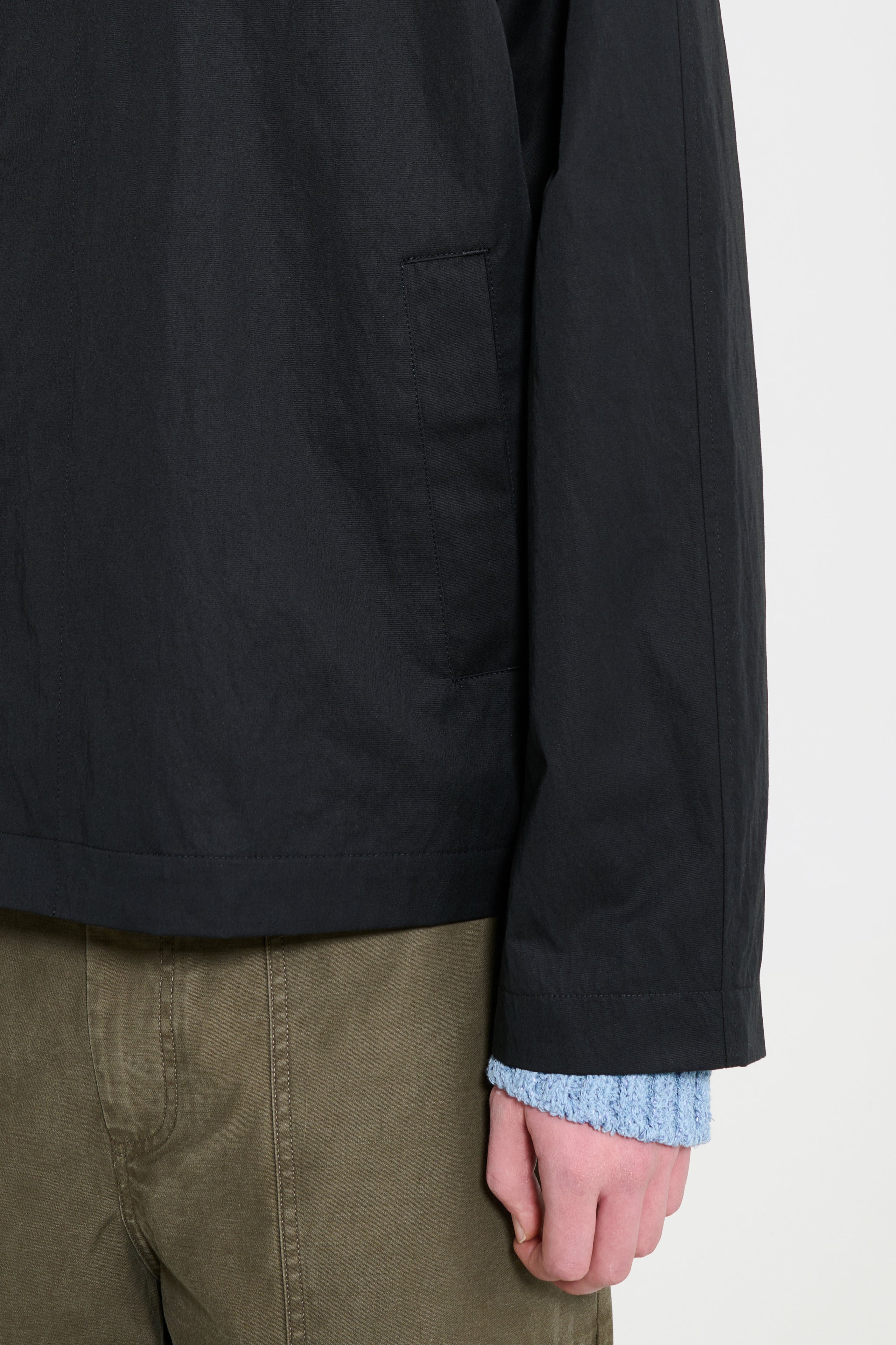 Sunflower Short Raglan Coat Black