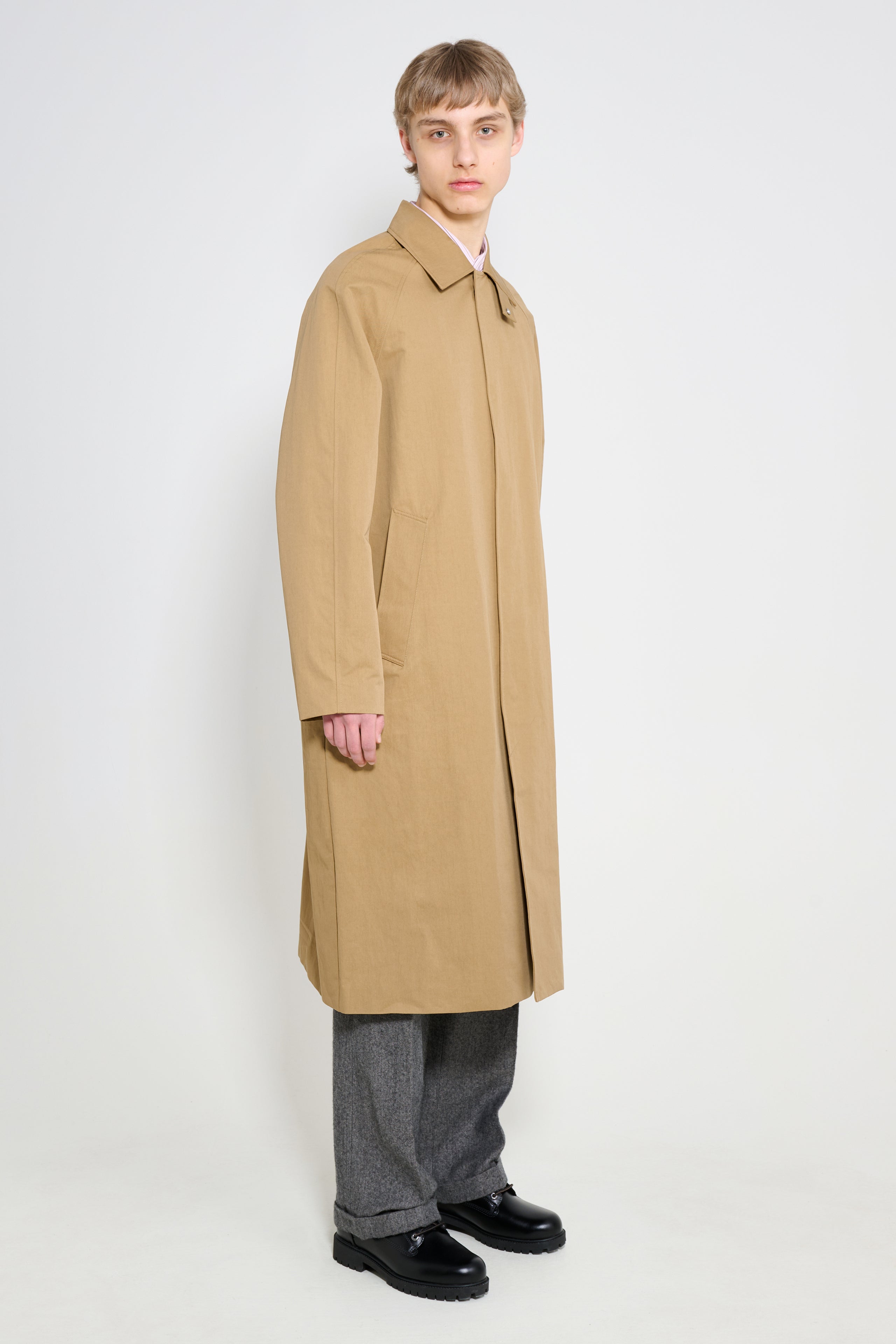 Sunflower Raglan Coat Dark Sand