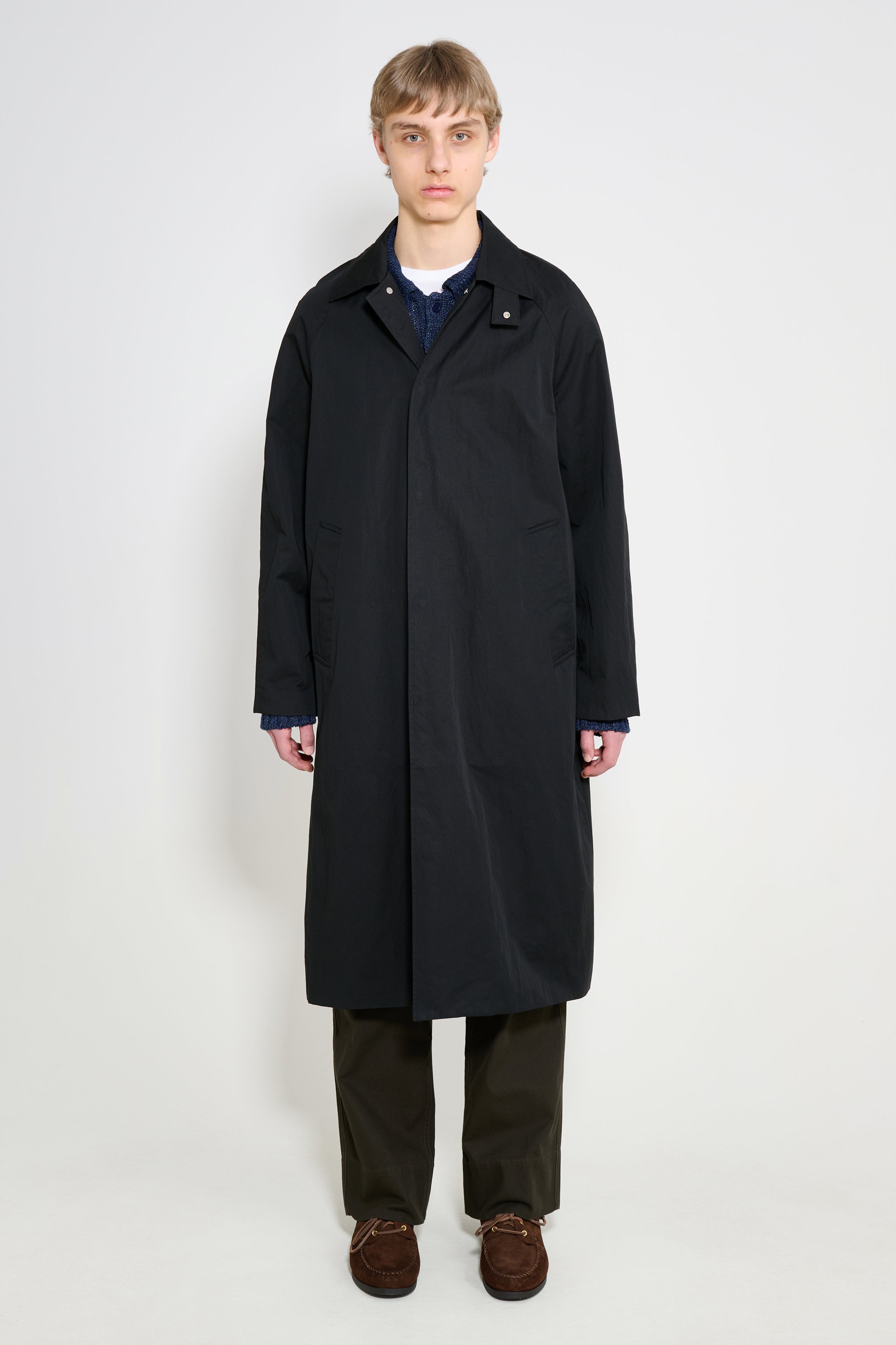 Sunflower Raglan Coat Black