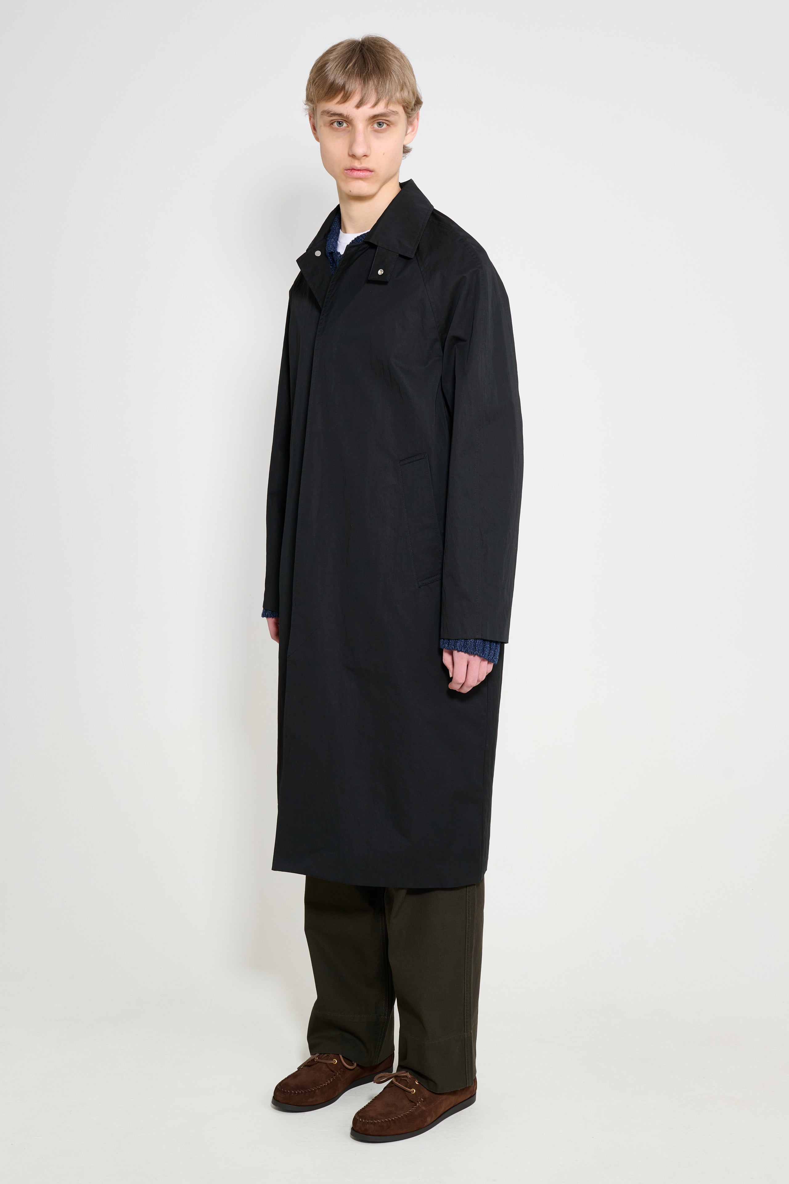 Sunflower Raglan Coat Black