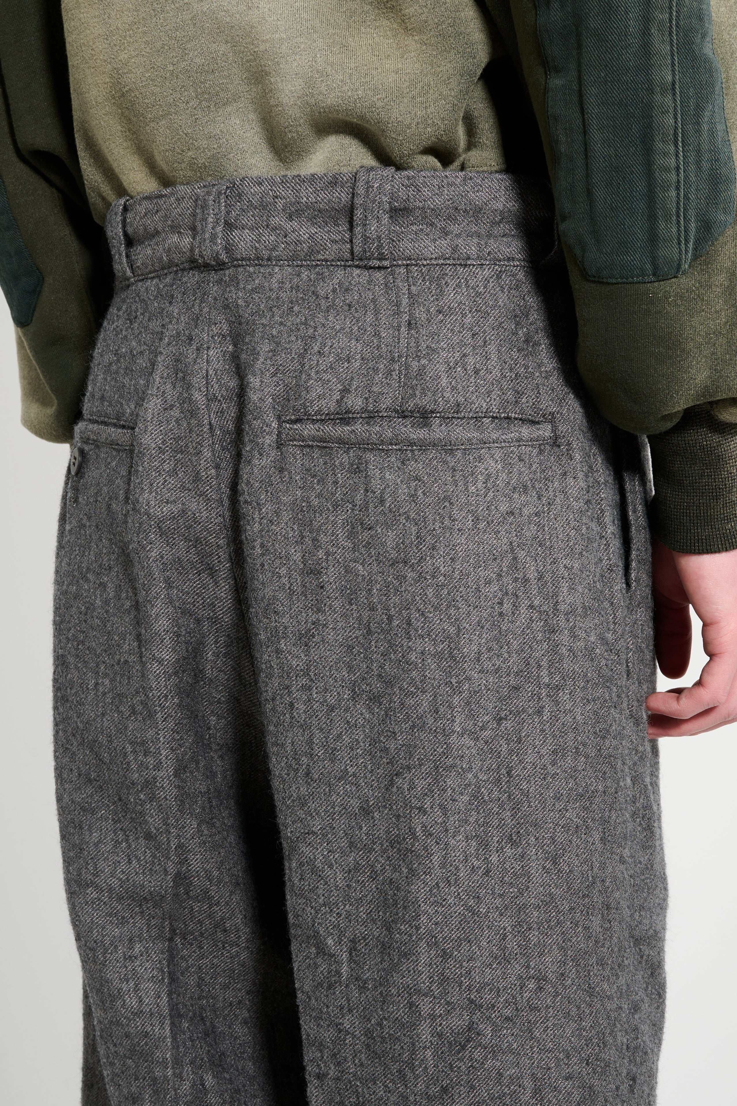 Taiga Takahashi Work Trousers Charcoal