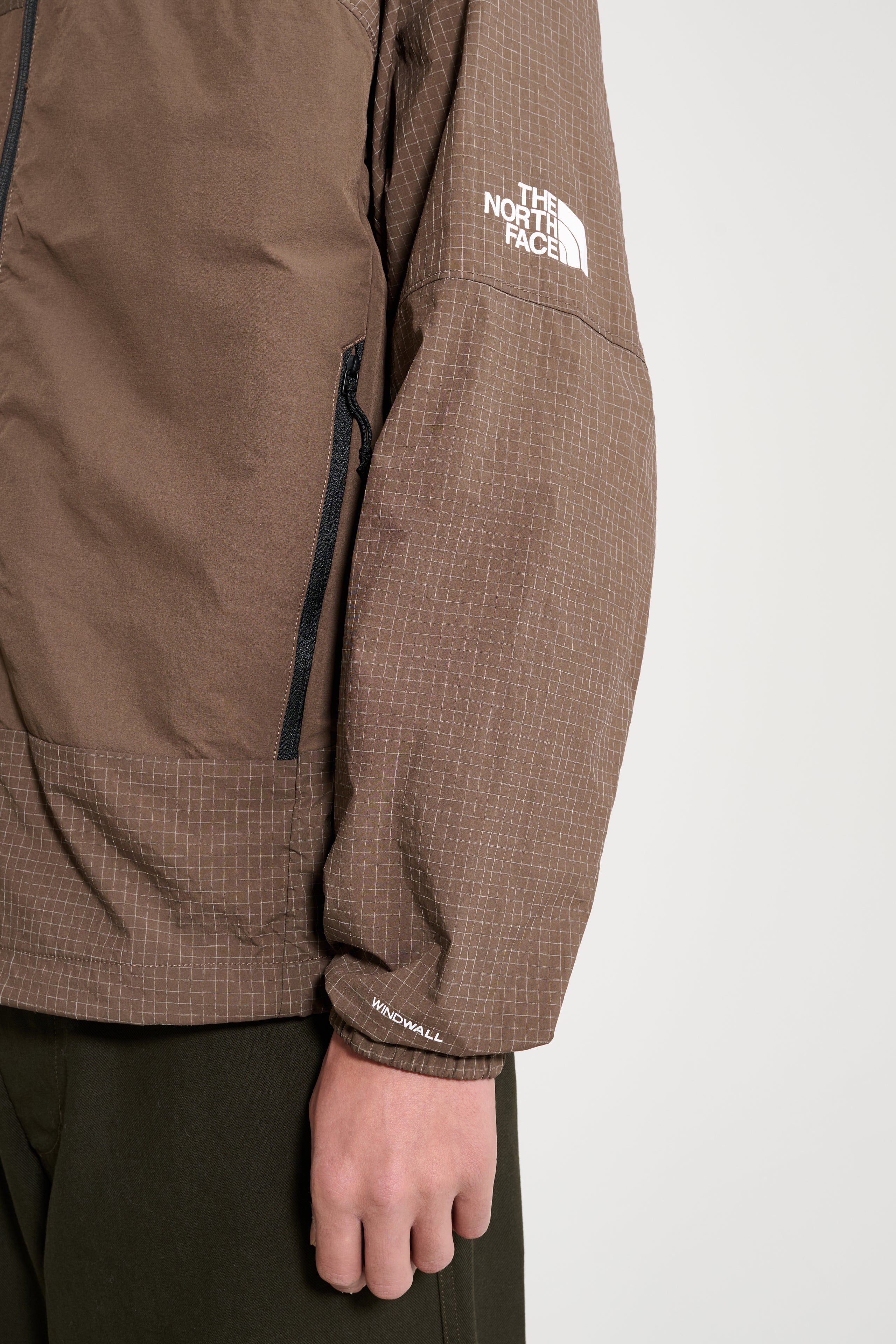 The North Face M Hke Utility Wind Jacket Smokey Brown