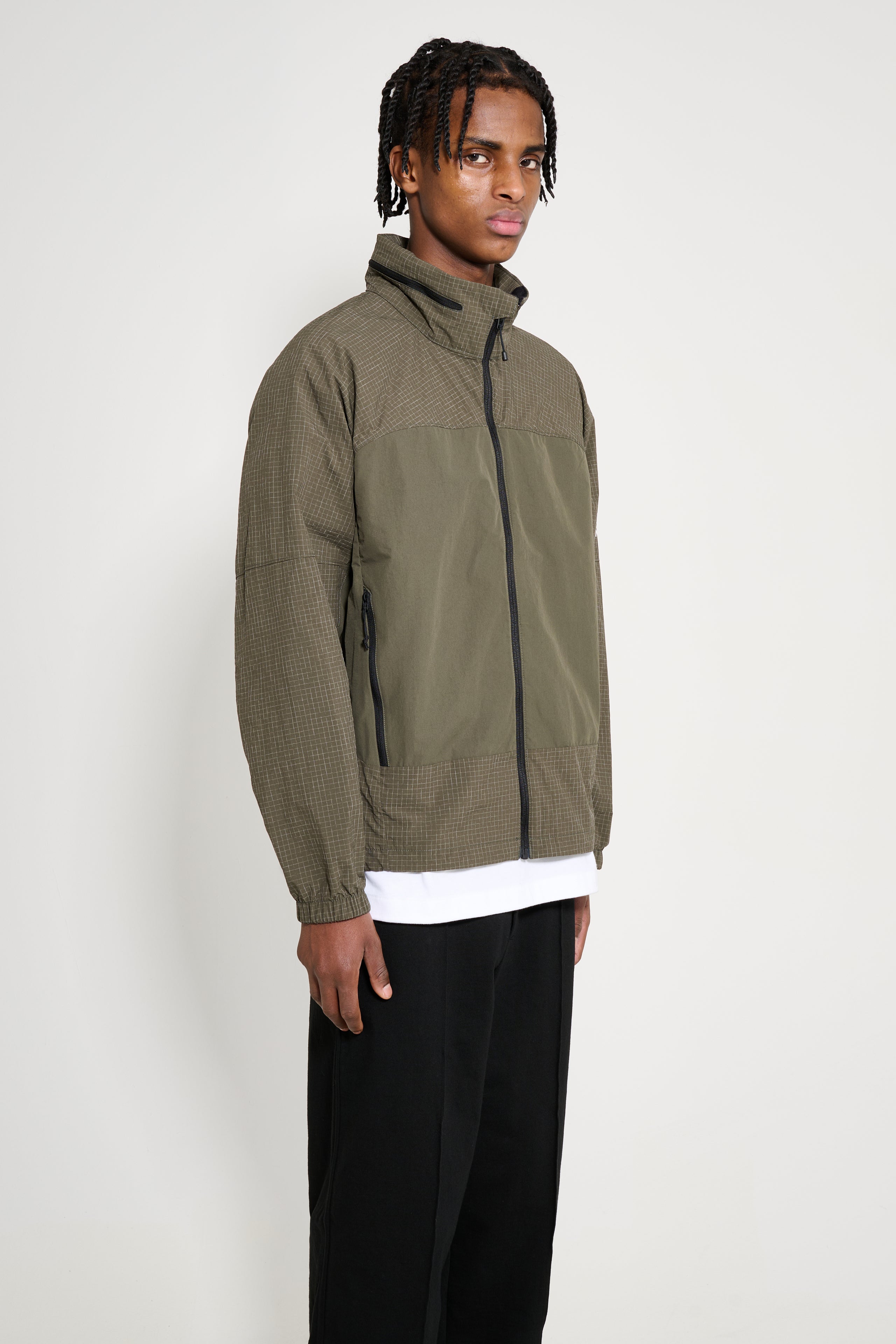 The North Face M HKE Utility Wind Jacket New Taupe Green