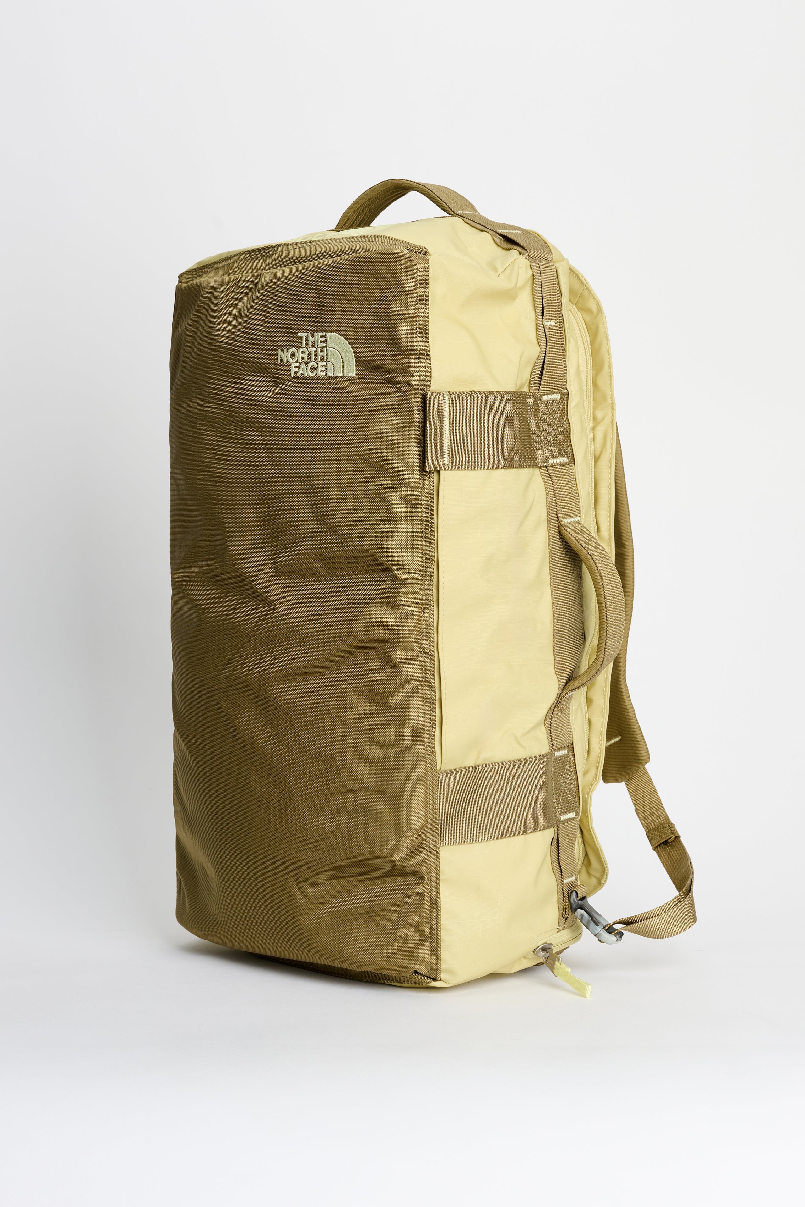 The North Face Base Camp Voyager Duffel Bag 32L Pear / Cedar / Lemon Mist