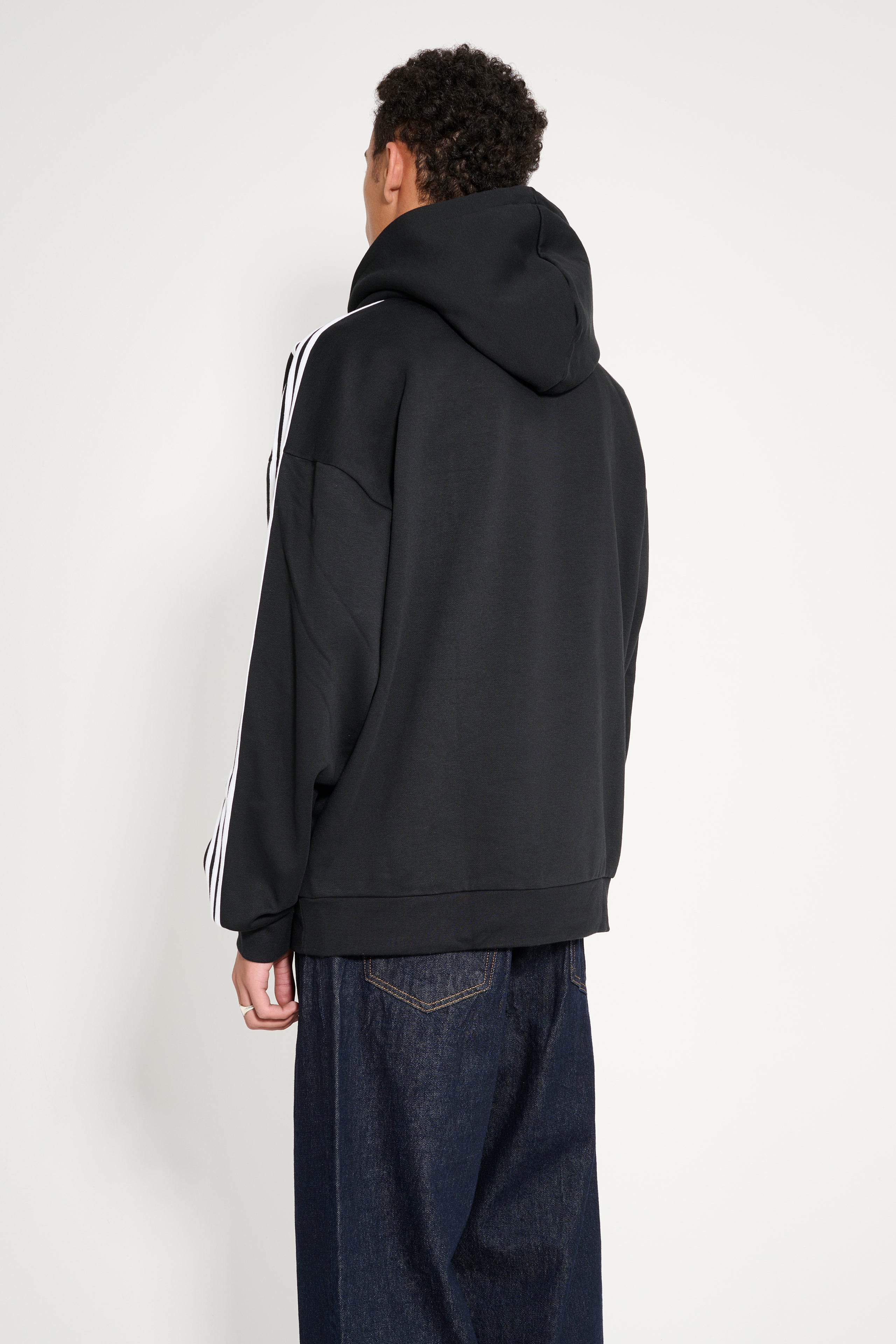 adidas x TRÈS BIEN x Mental Athletic Adicolor Baggy Fit Hoodie Black