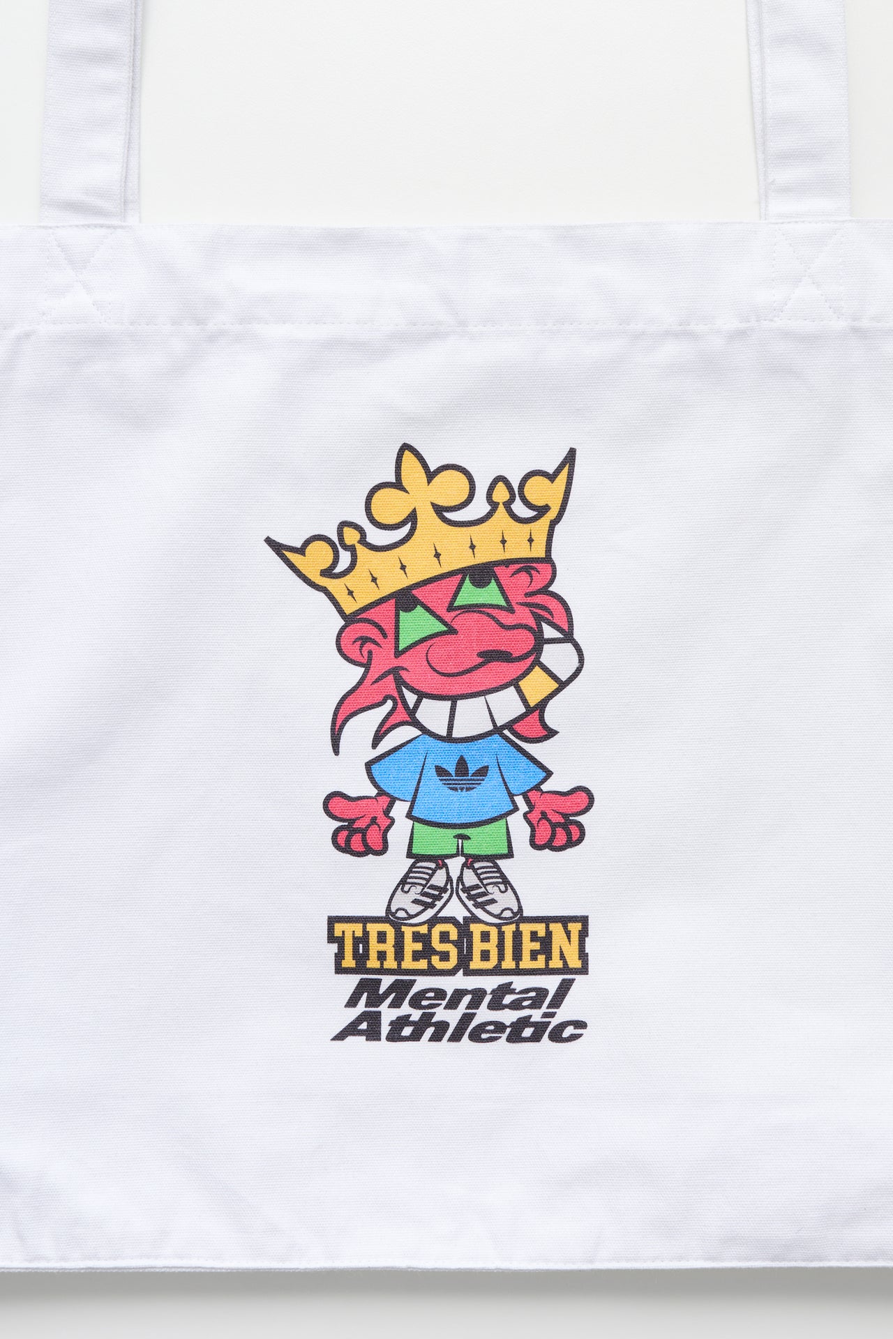 adidas x TRÈS BIEN x Mental Athletic Tote Bag White