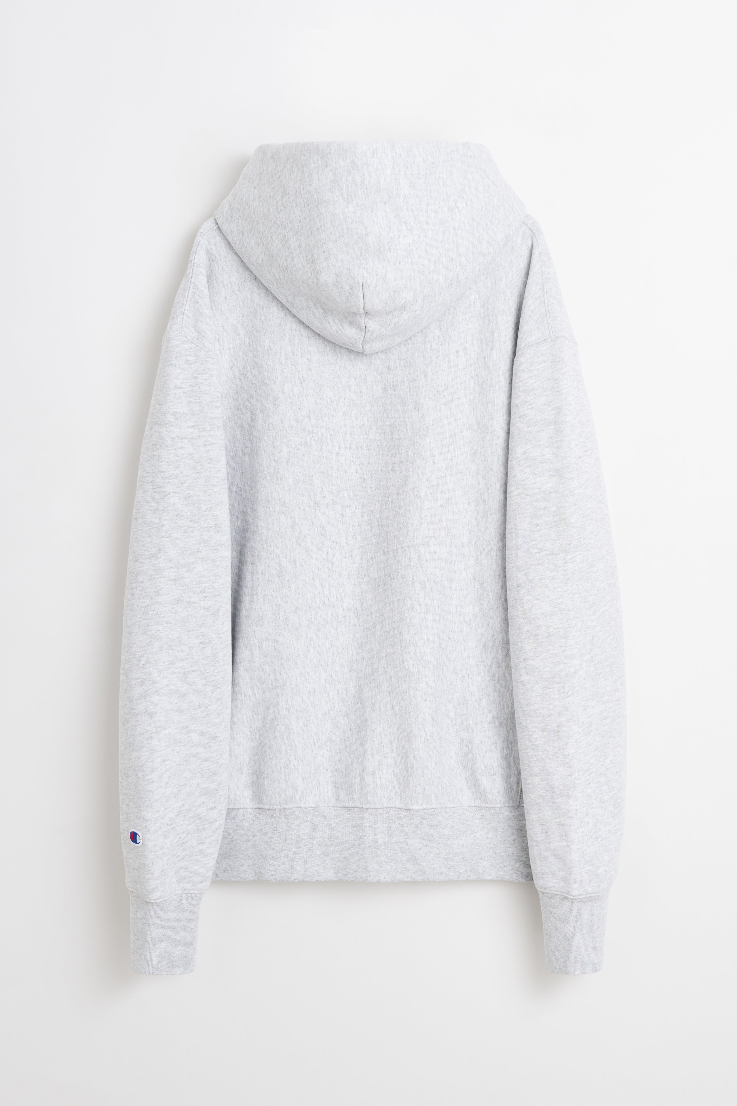 TRÈS BIEN x Champion Reverse Weave Kiosque Hood Grey Melange