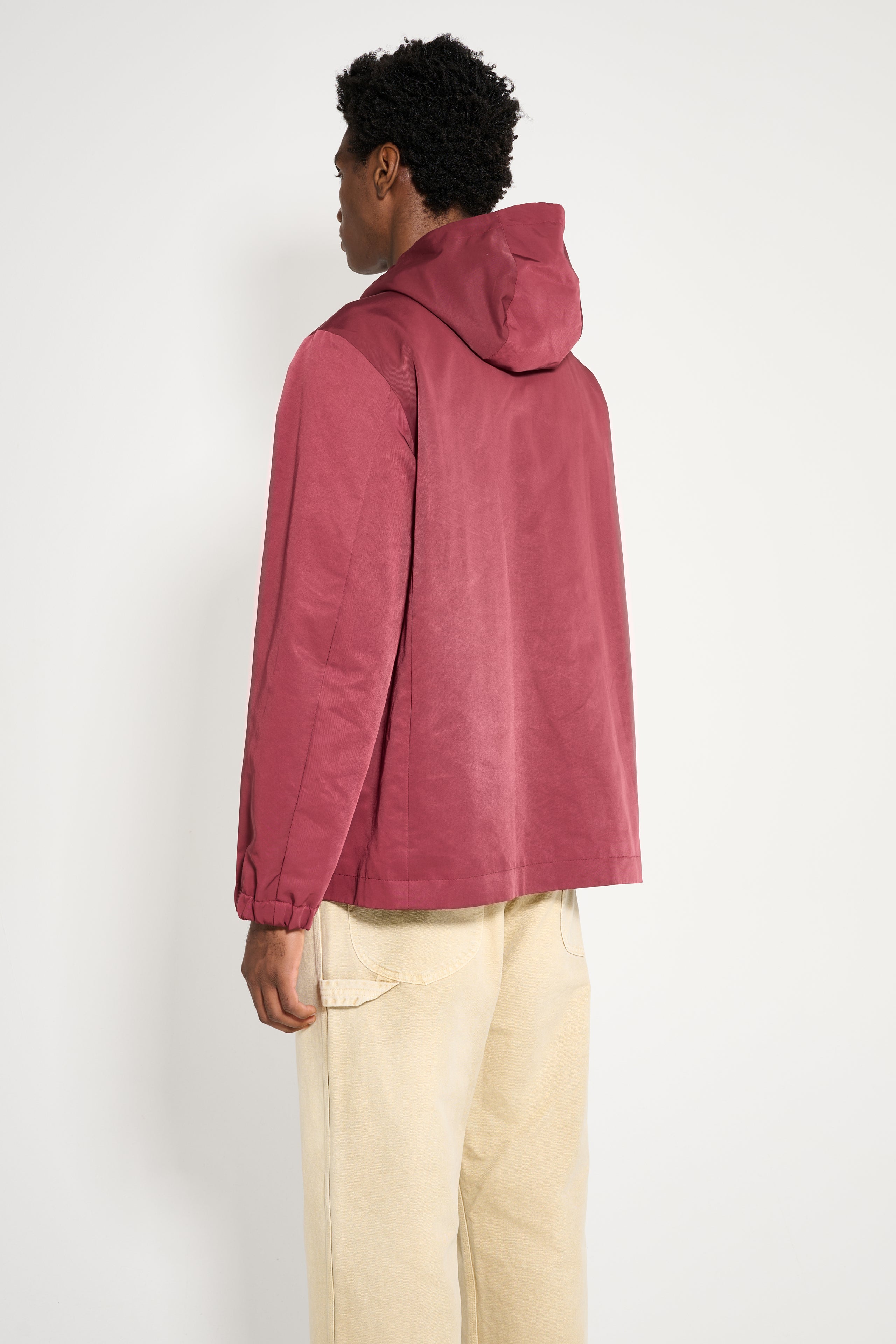 TRES BIEN ATELJÉ Cropped Parka Burgundy