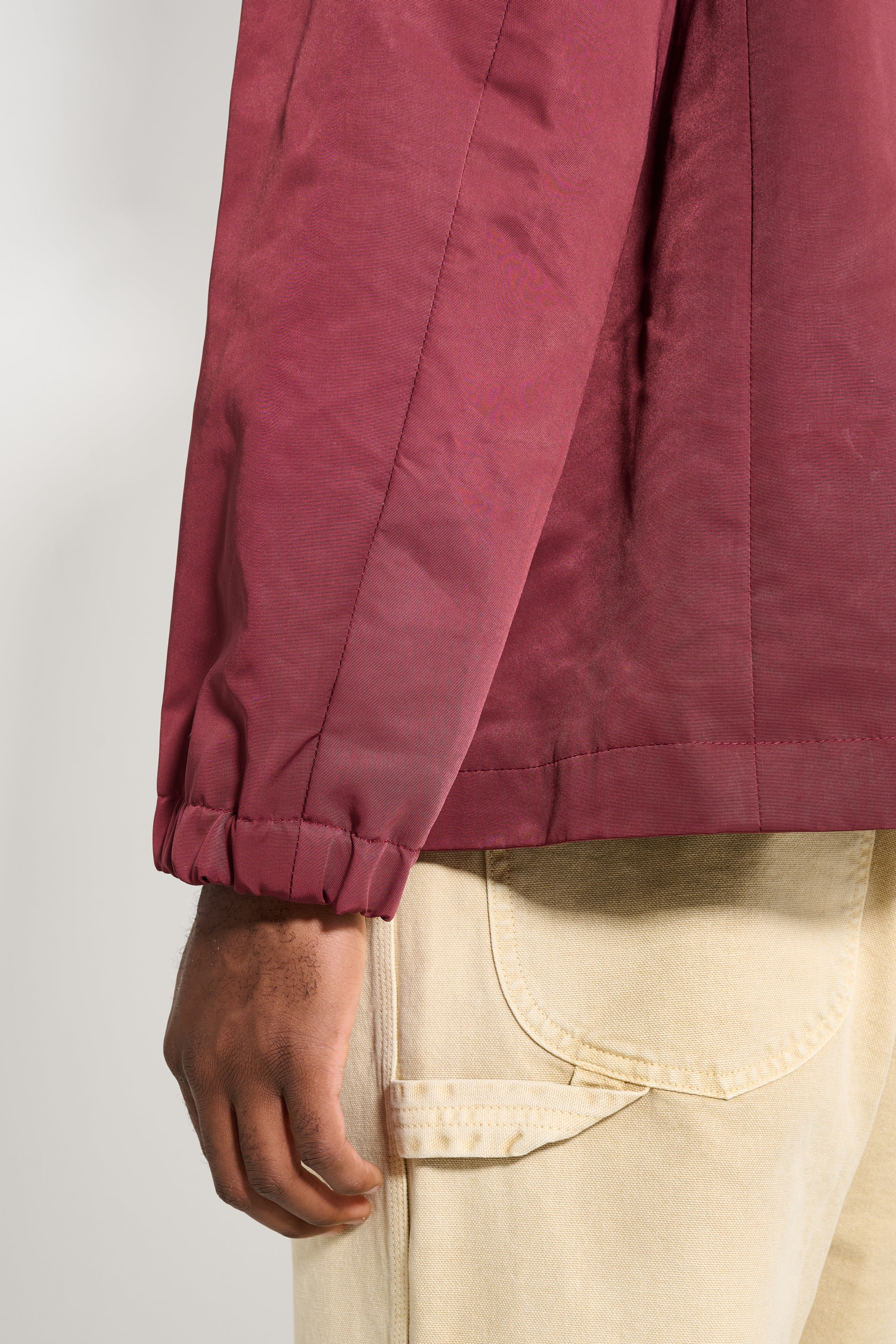TRES BIEN ATELJÉ Cropped Parka Burgundy