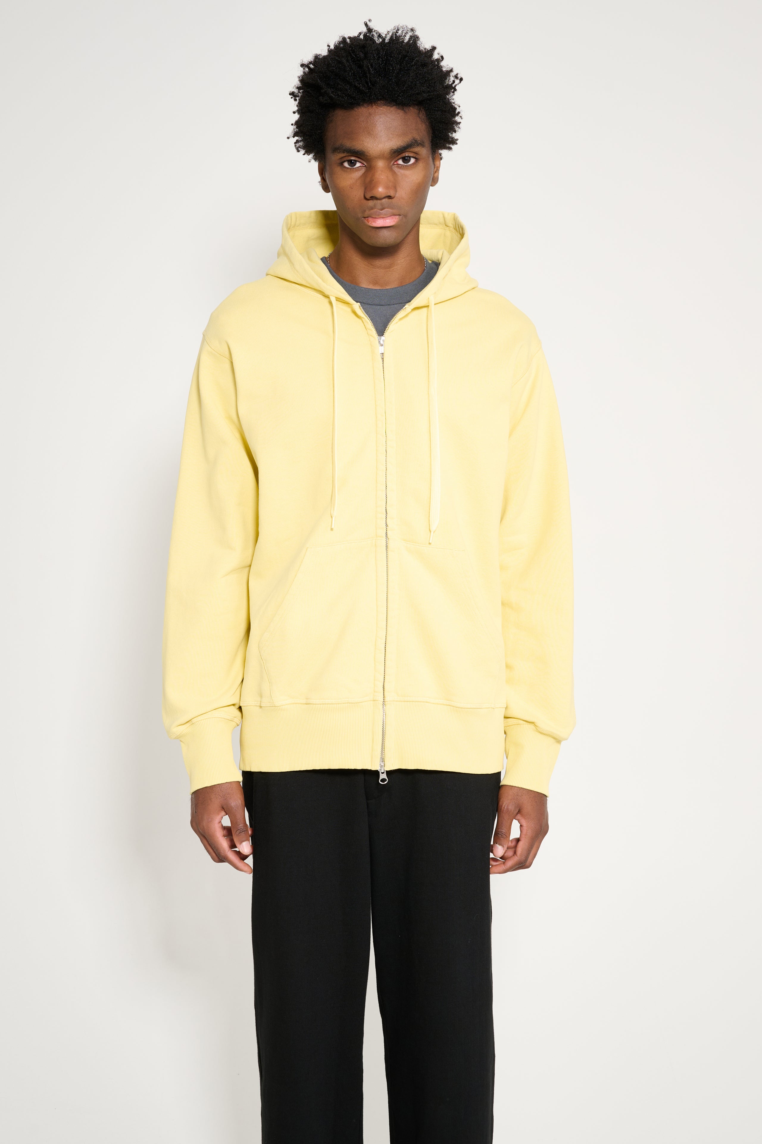 TRÈS BIEN everywear Semi Raglan Zip Hoodie GD Dried Moss