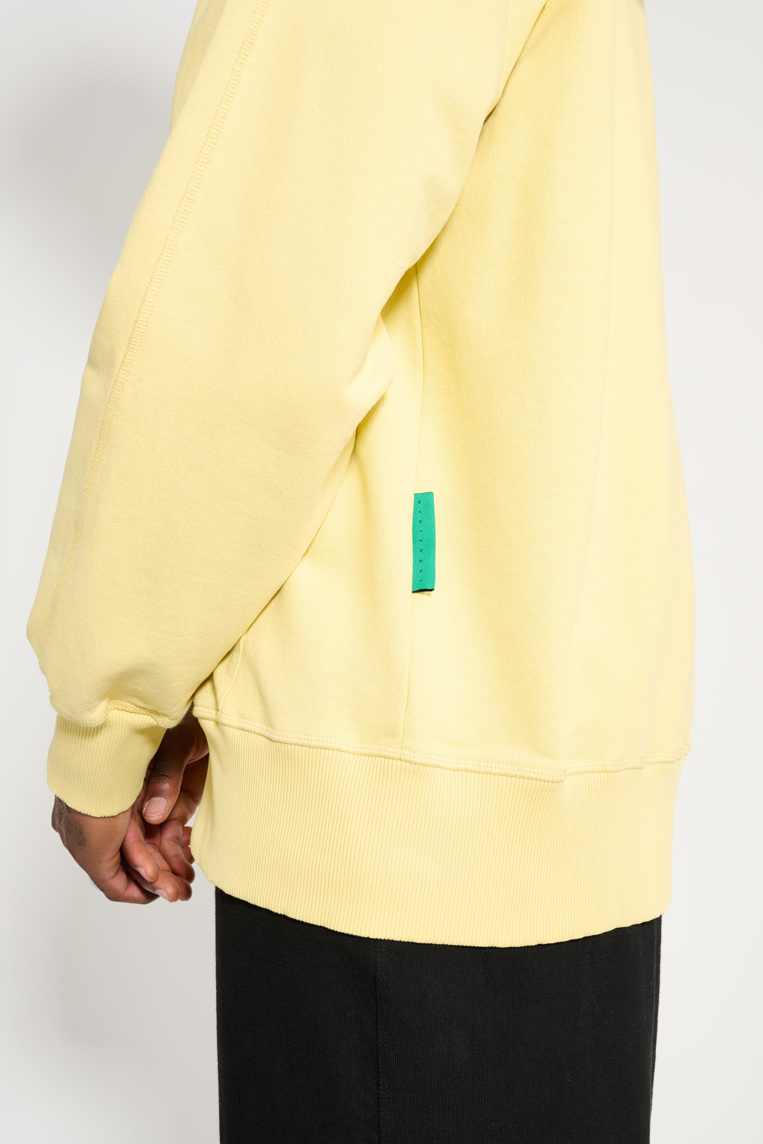 TRÈS BIEN everywear Semi Raglan Zip Hoodie GD Dried Moss