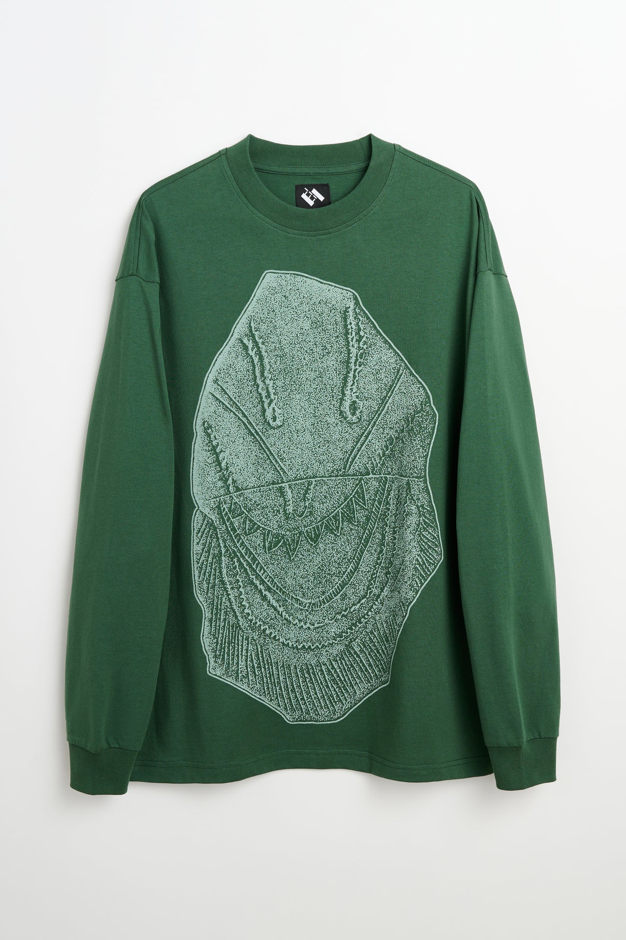 The Trilogy Tapes Visitor Longsleeve T-shirt Green