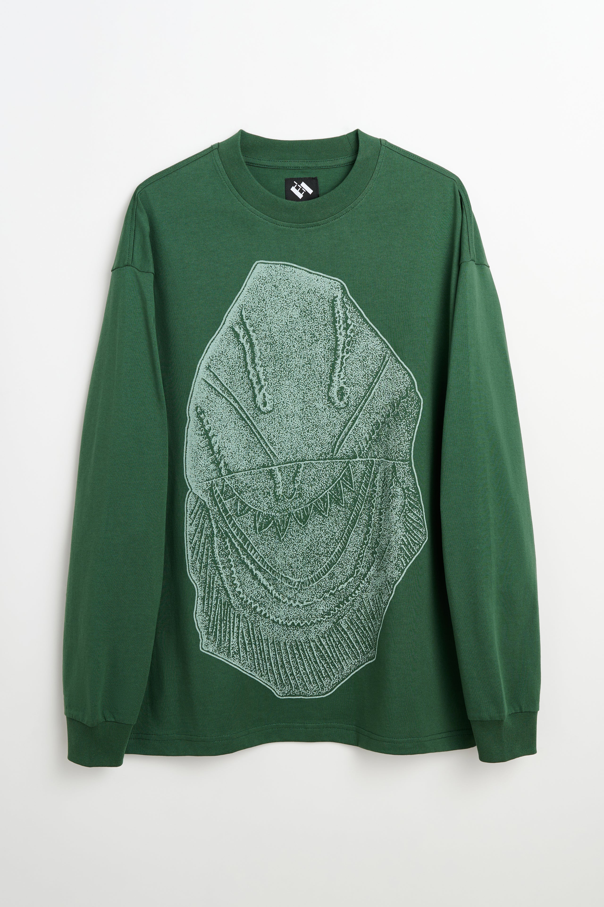 The Trilogy Tapes Visitor Longsleeve T-shirt Green