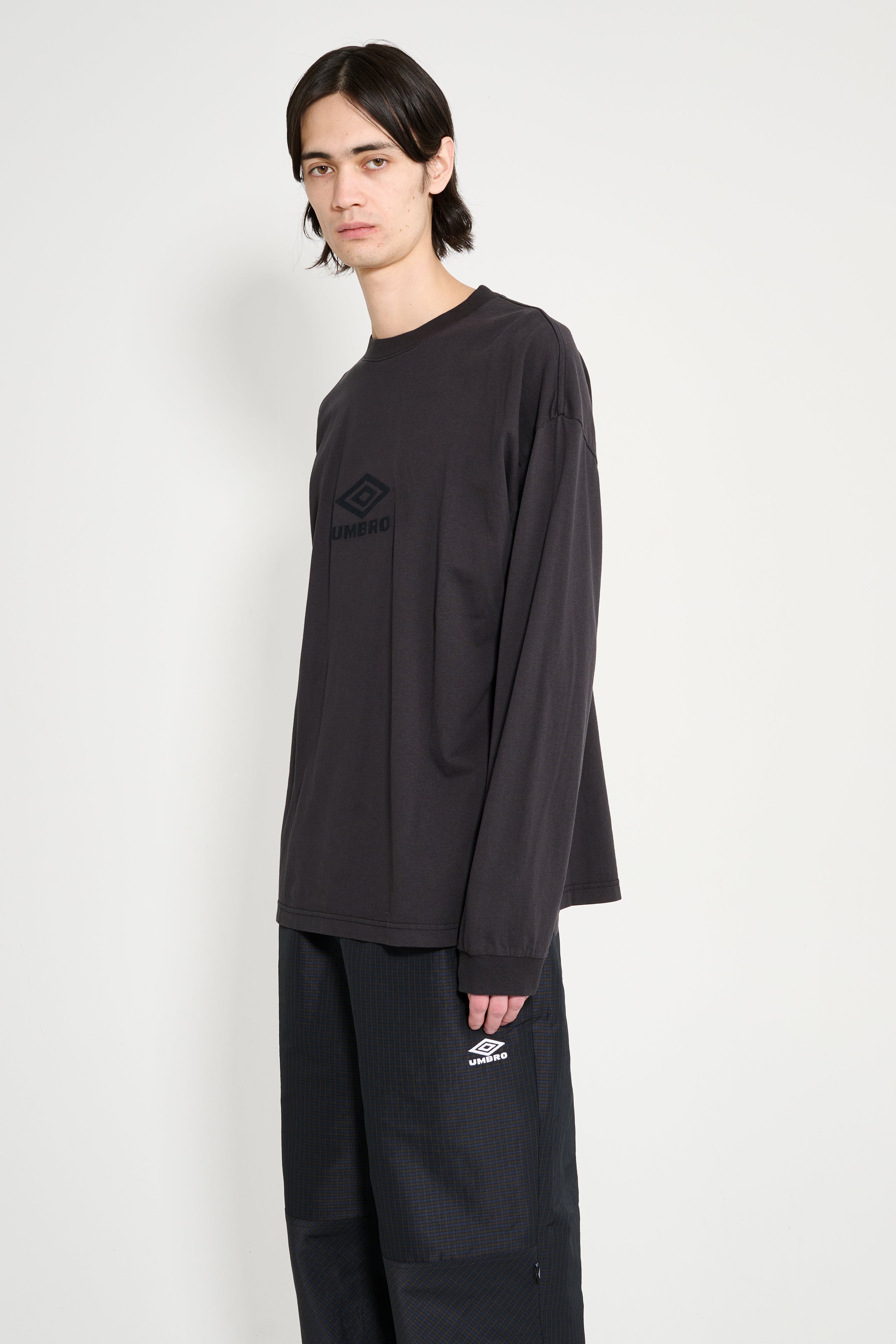Umbro OG Logo LS Shirt Washed Black