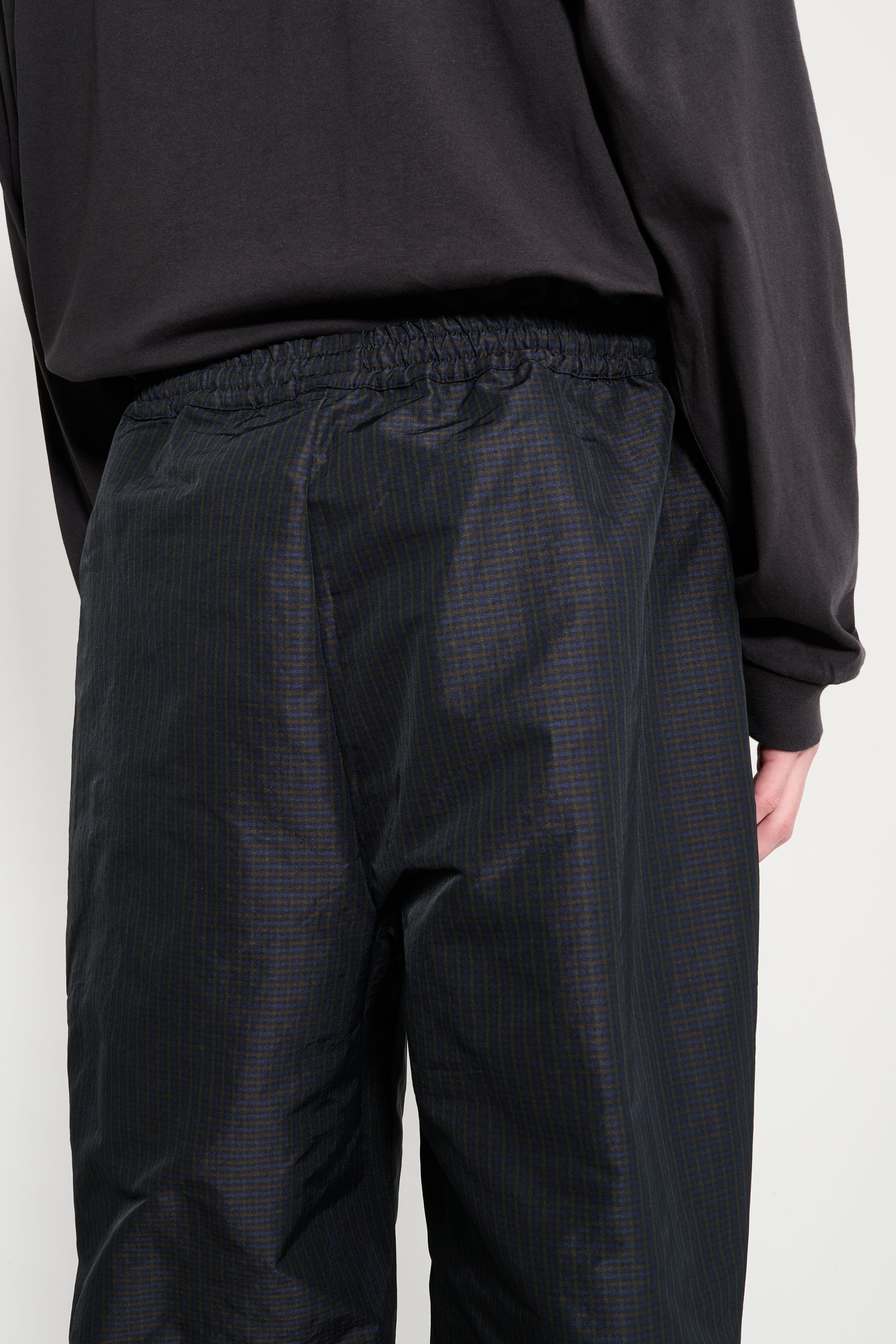 Umbro Check Track Pants Navy / Dark Brown