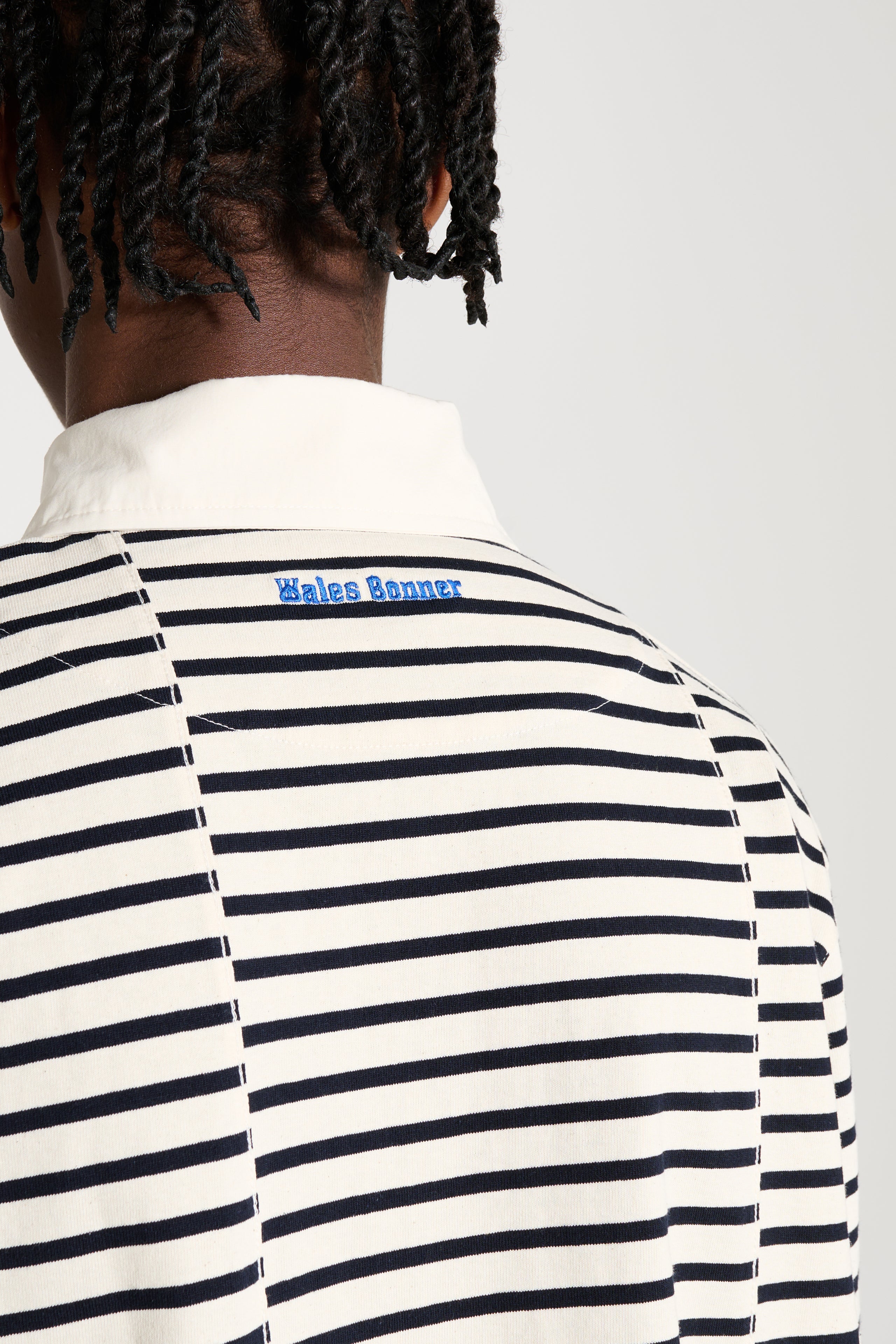 Wales Bonner City Polo Ivory / Navy