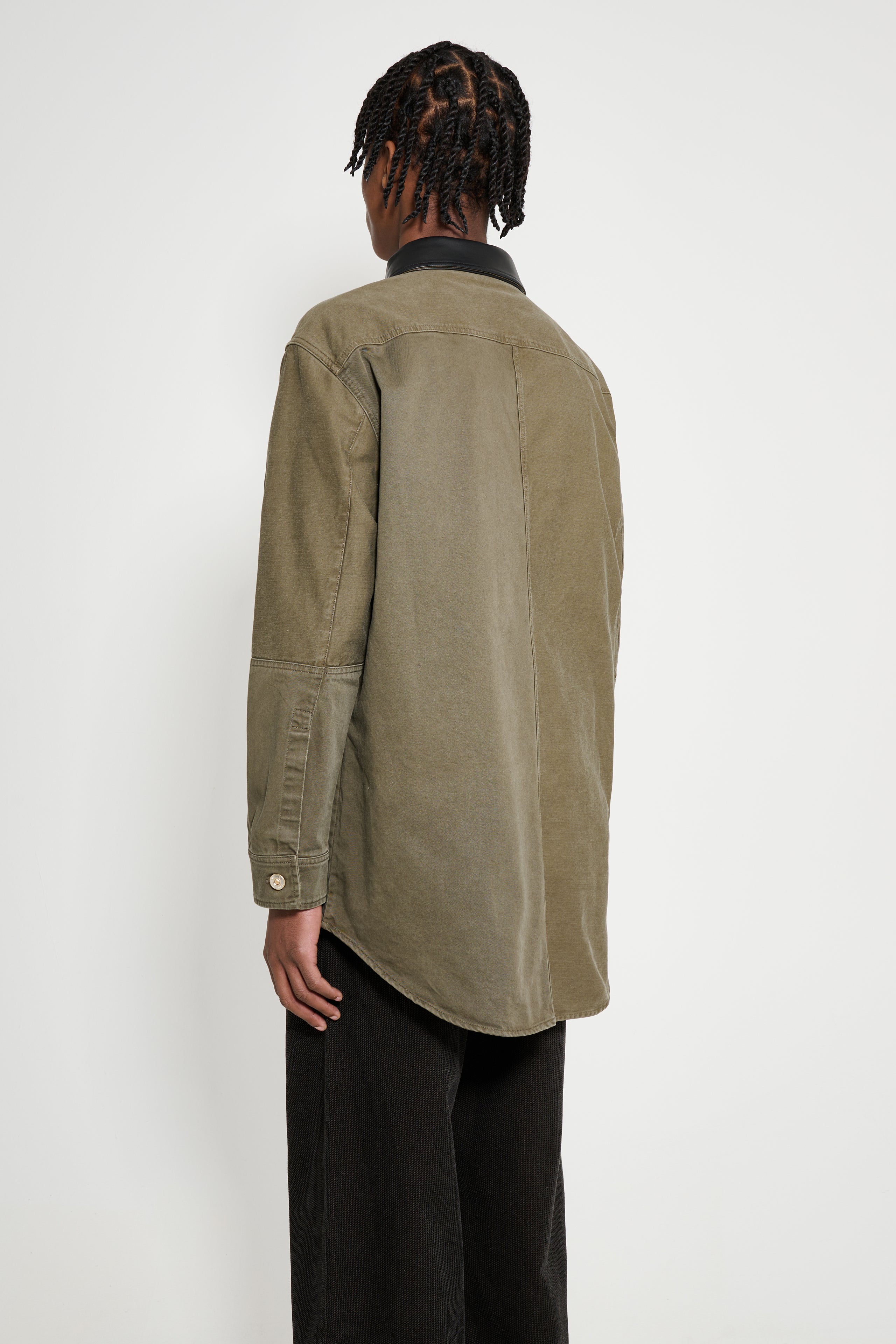 Wales Bonner Brixton Shirt Jacket Olive / Black