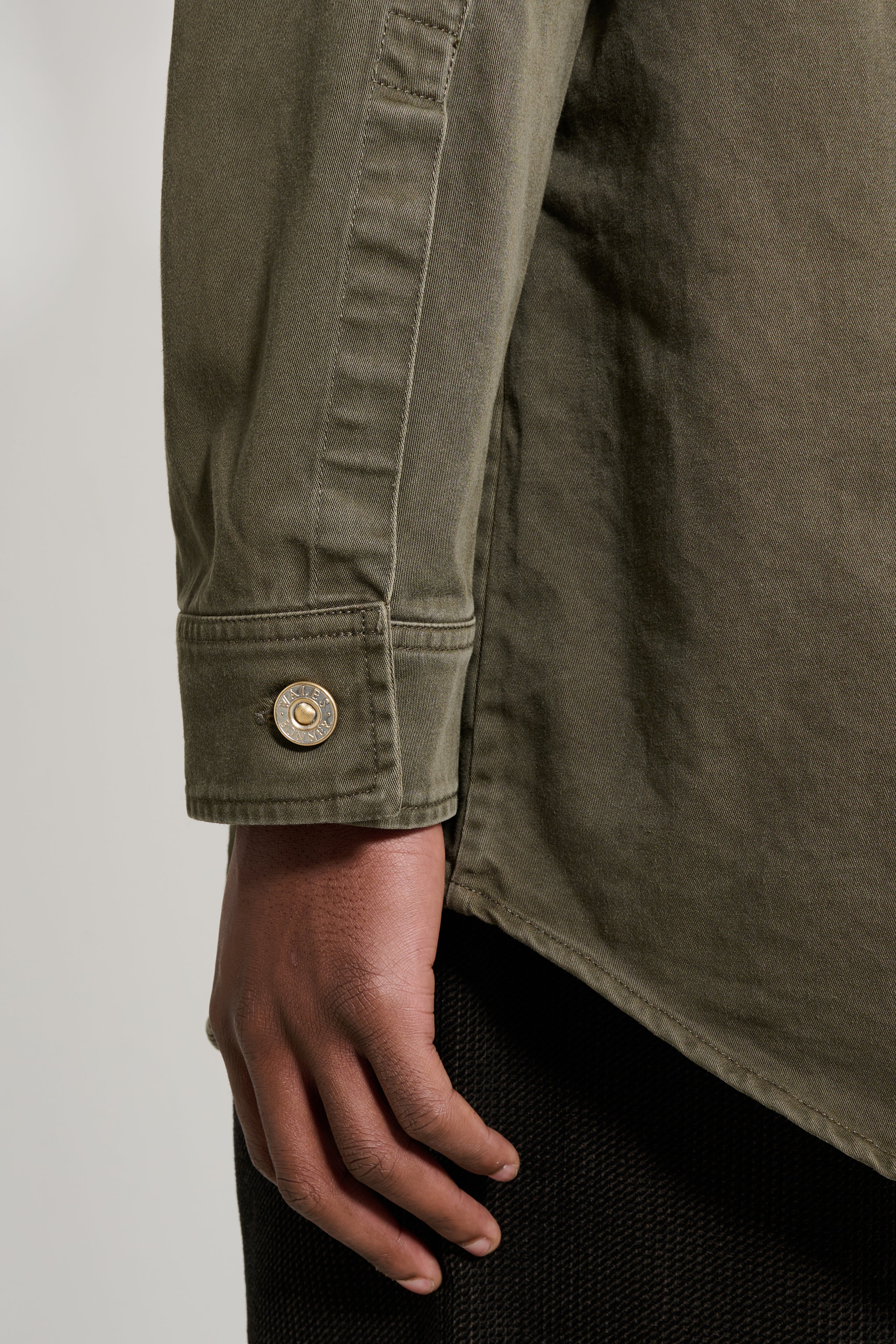 Wales Bonner Brixton Shirt Jacket Olive / Black