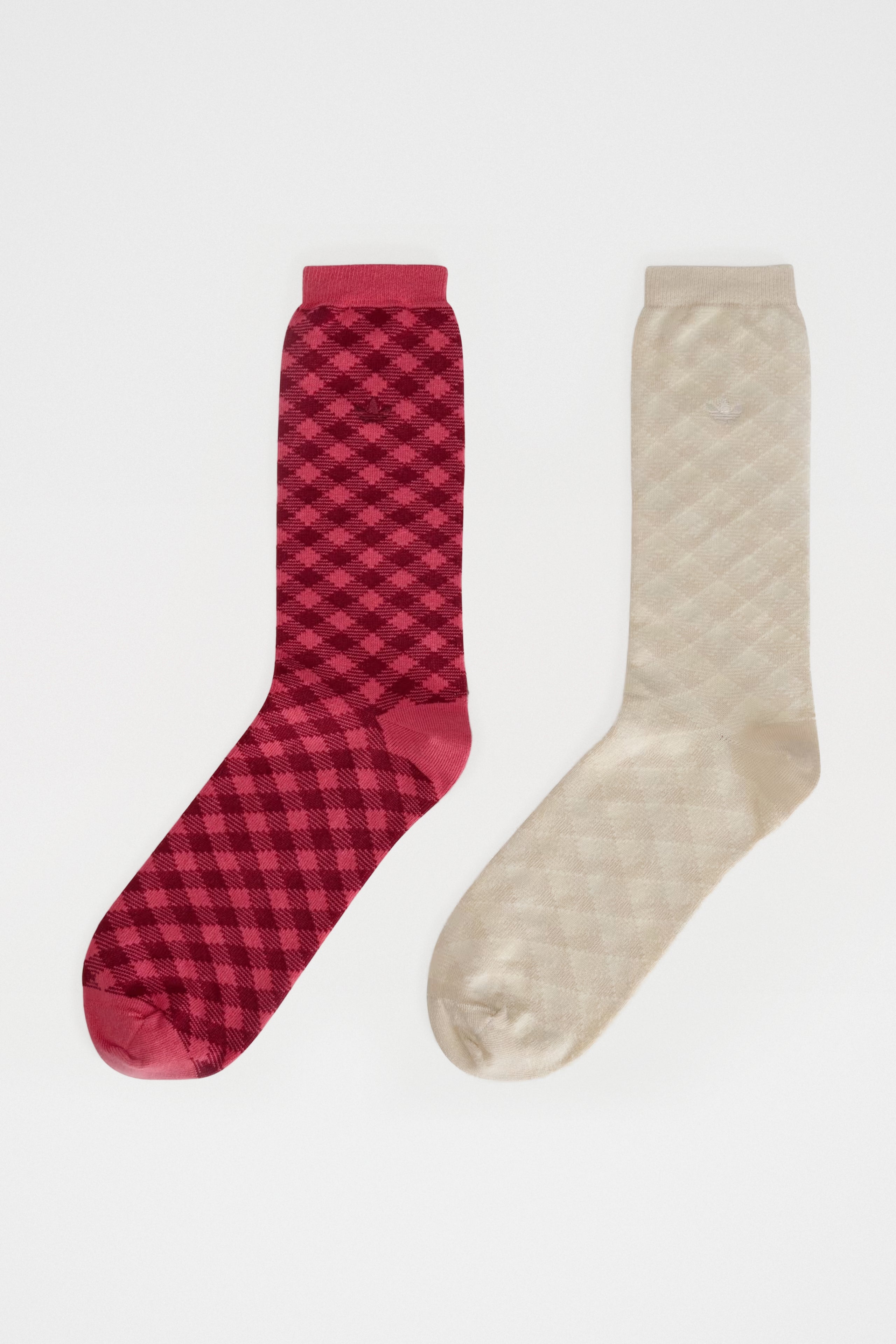 adidas by Wales Bonner Check Sock Craft Pink / Core Brown