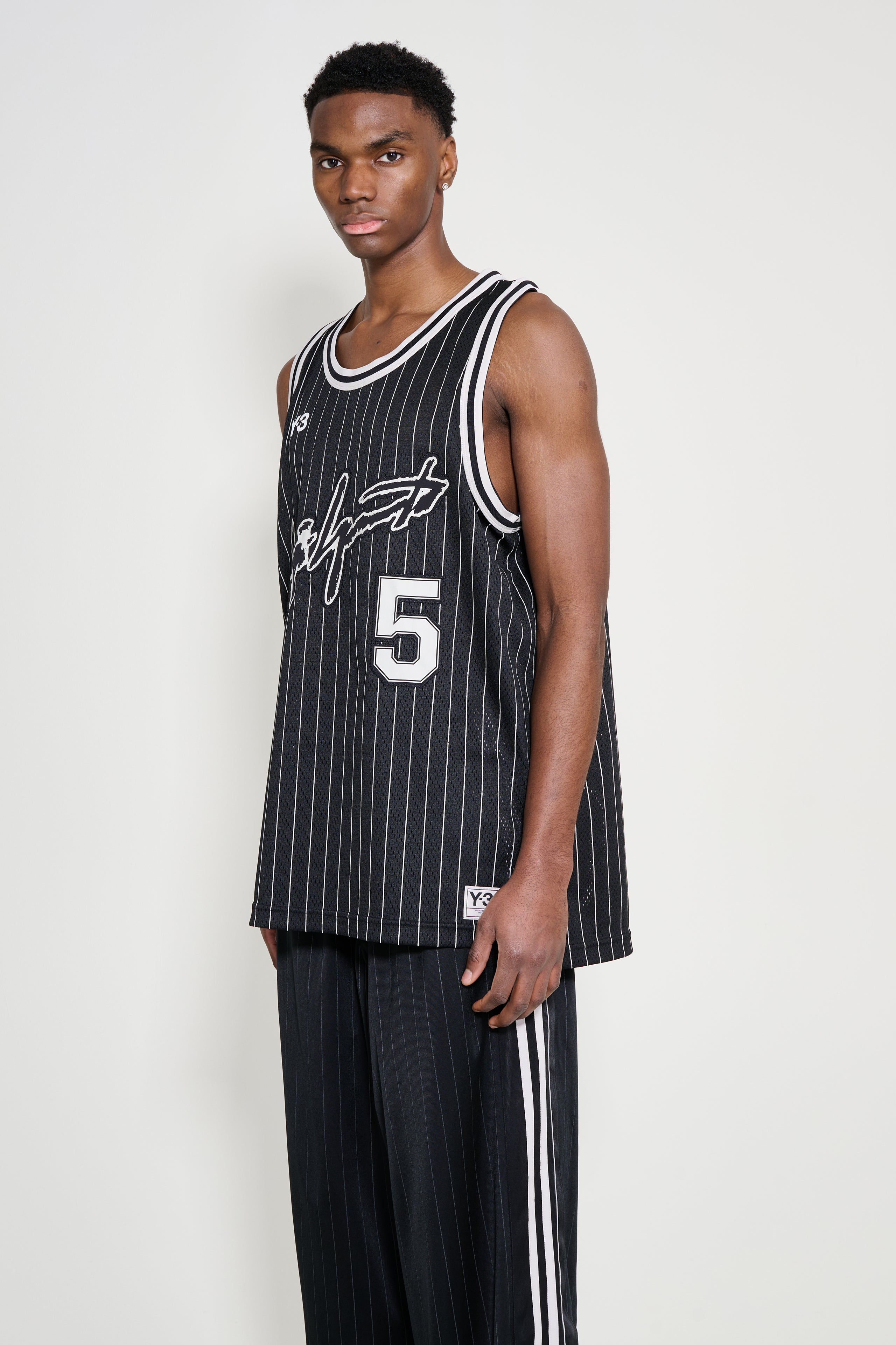 Y-3 Elite 5 Edwards Basketball Jersey Black