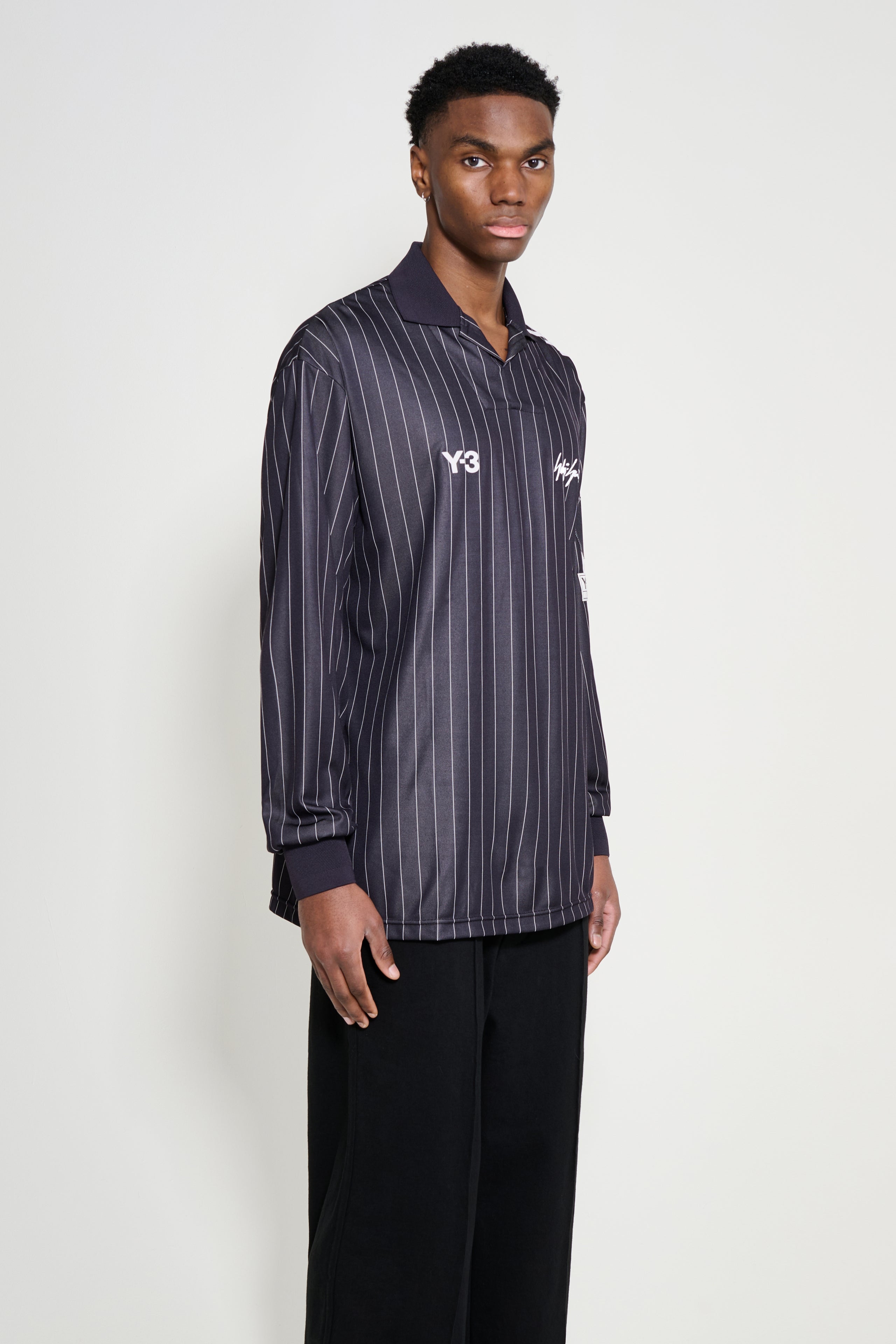 Y-3 Elite 5 Zidane LS Football Jersey Black