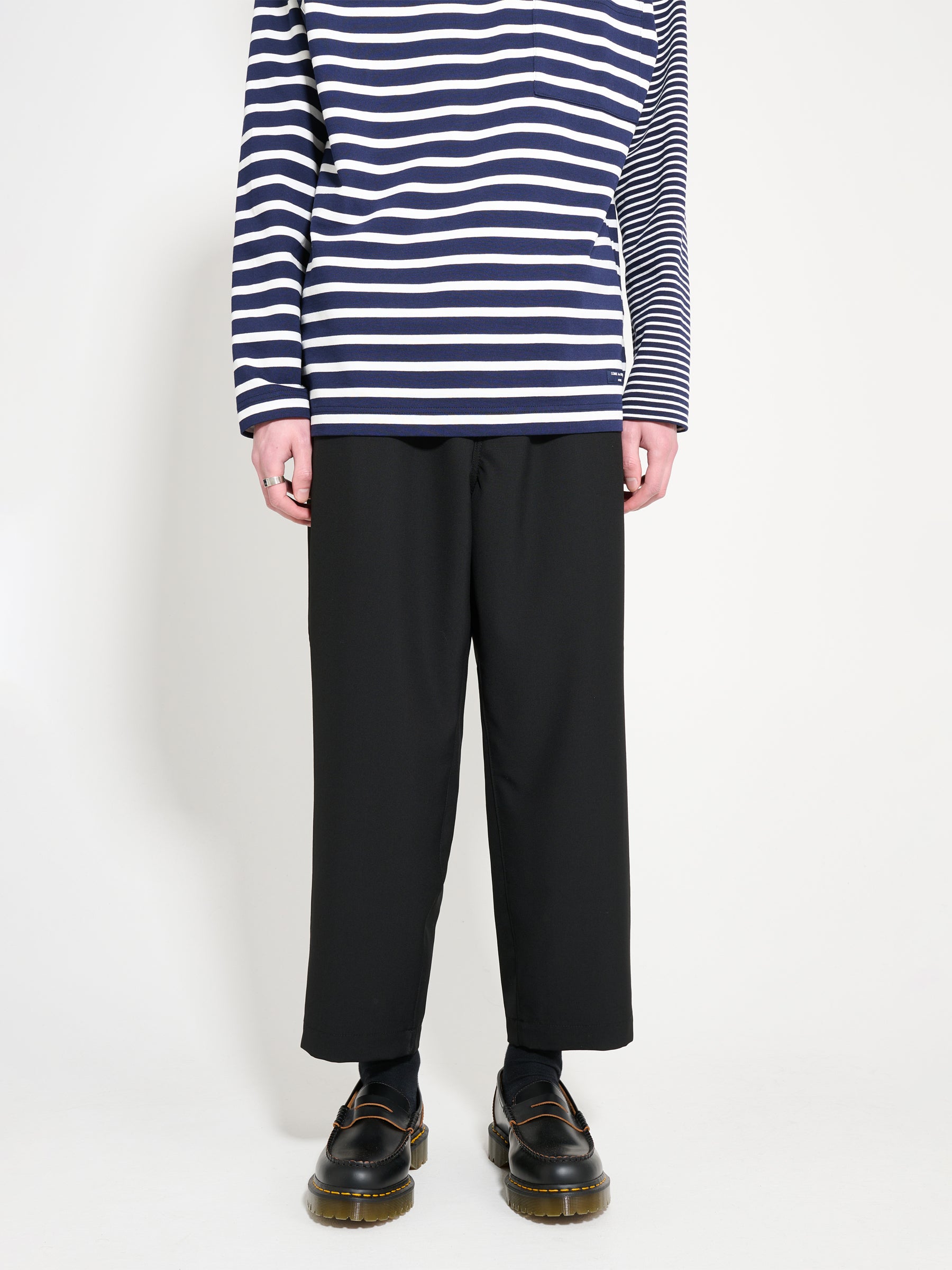 Comme des Garçons Homme Wool Poplin Pants Black