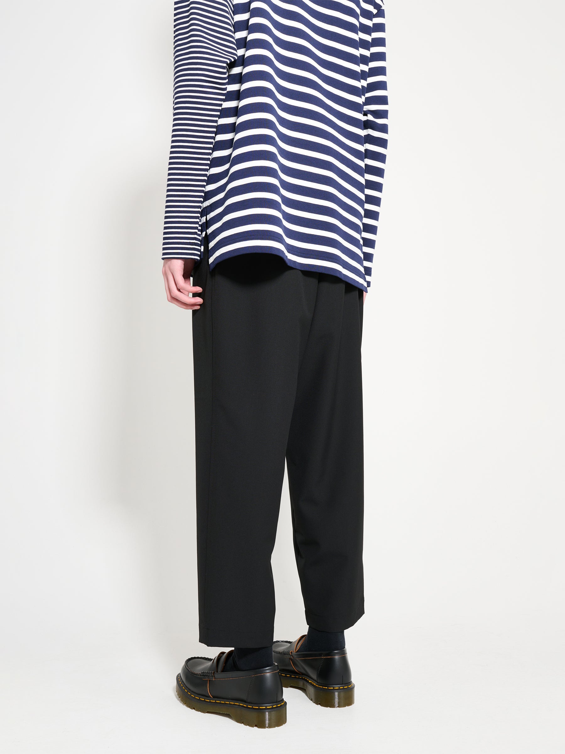 Comme des Garçons Homme Wool Poplin Pants Black
