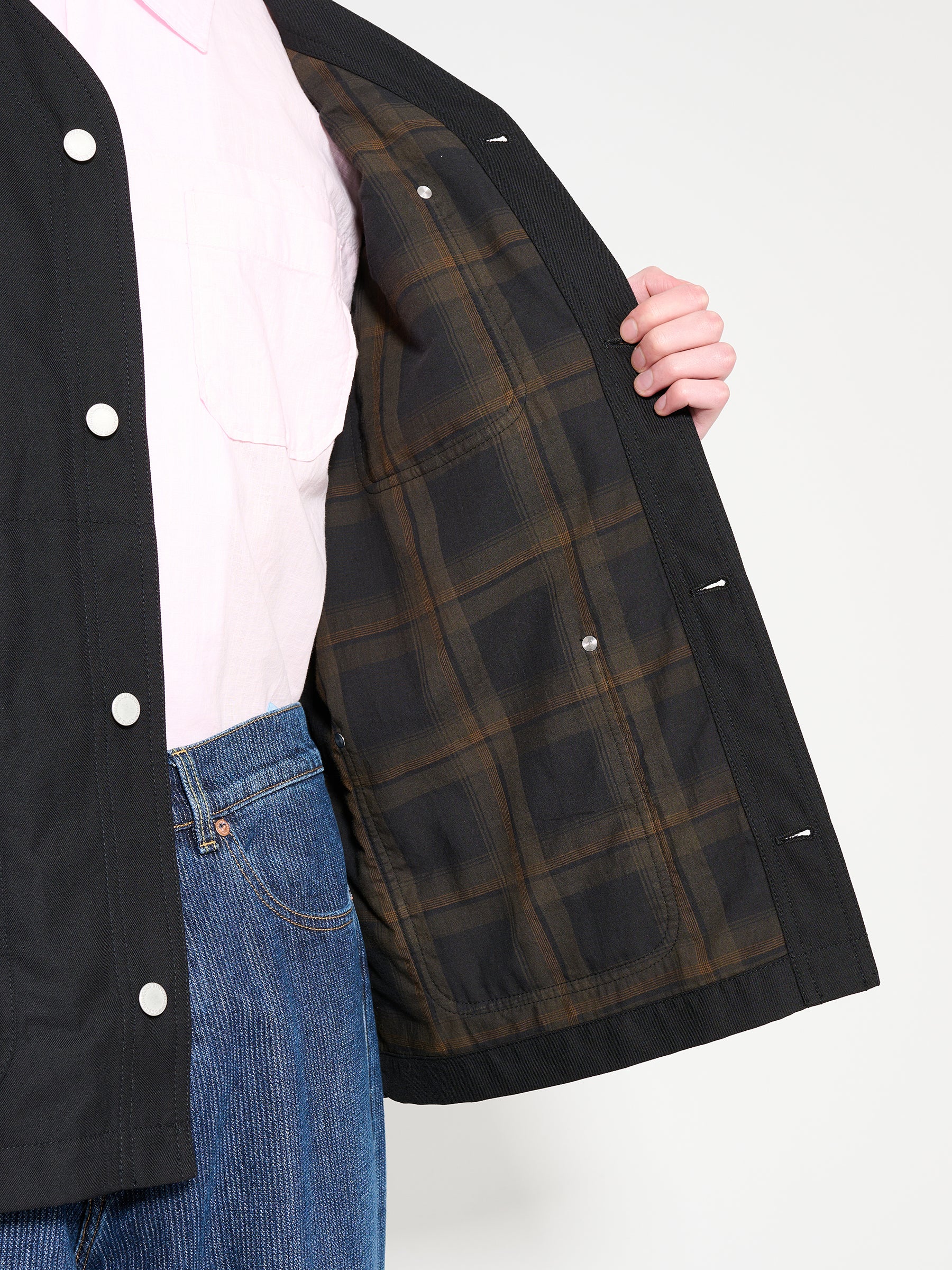Comme des Garçons Homme Gabardine Cardigan Black