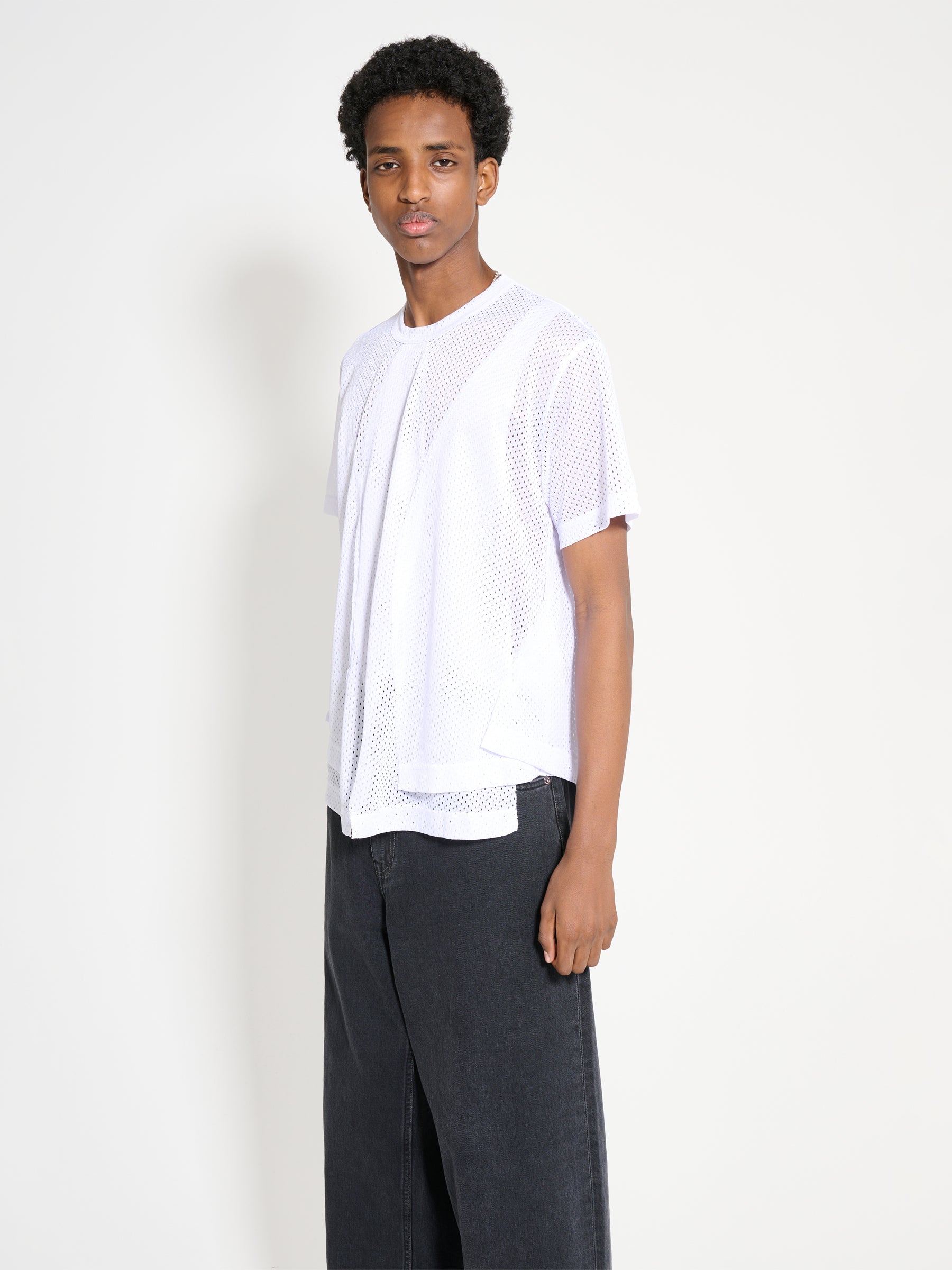 Comme des Garçons Homme Plus Panel T-Shirt White