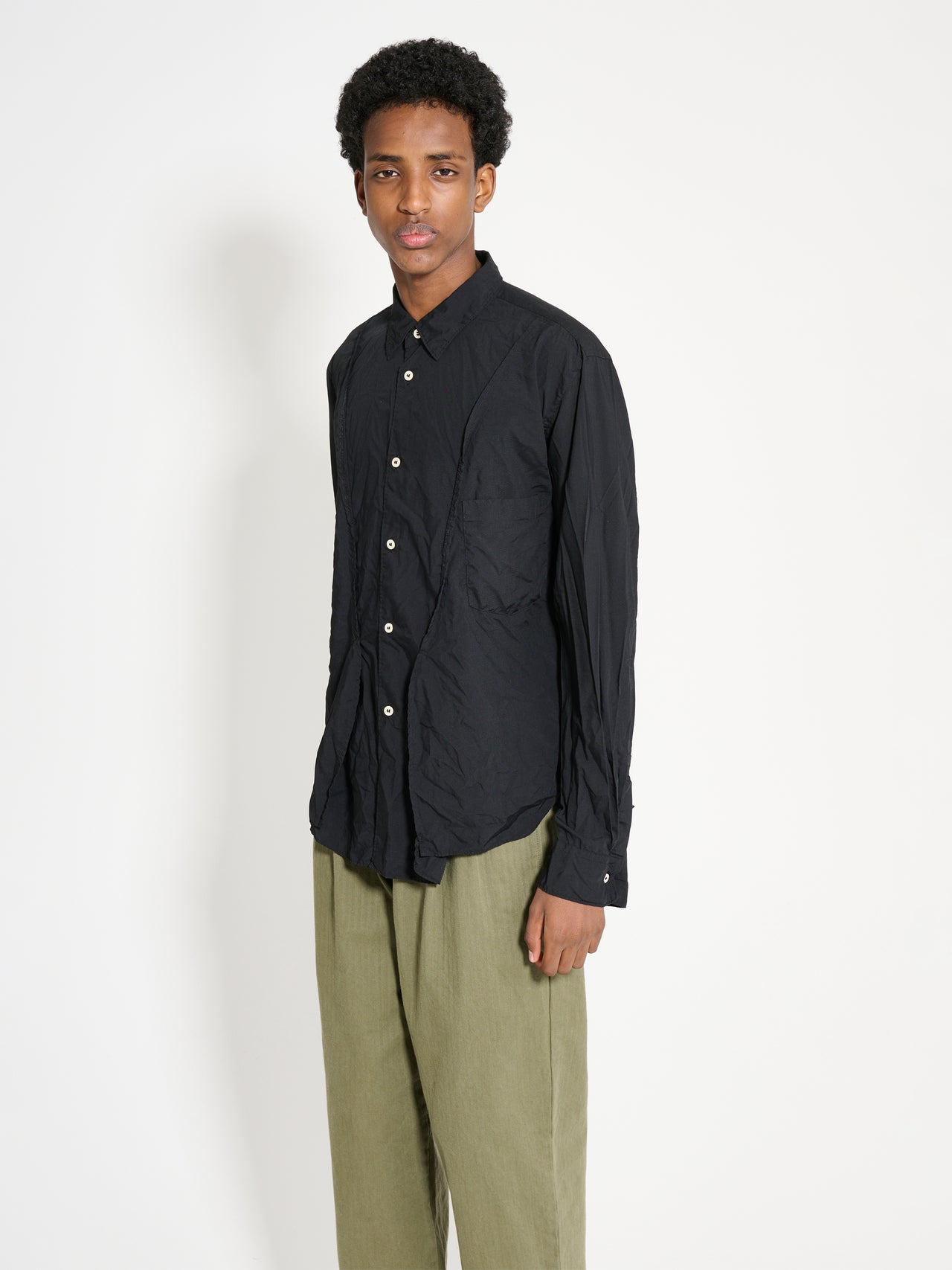 Comme des Garçons Homme Plus Panel Shirt Black