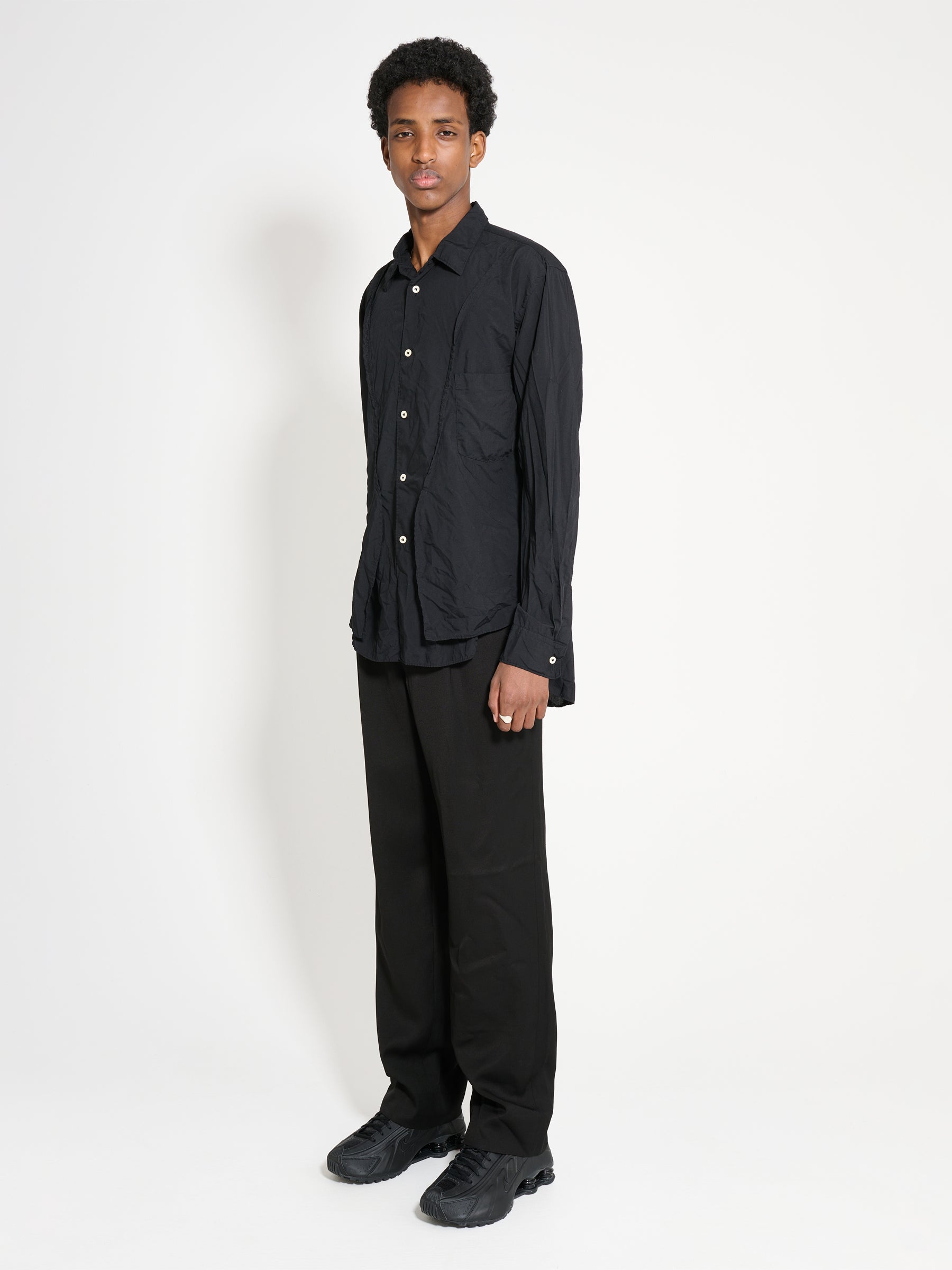 Comme des Garçons Homme Plus Rayon Linen Twill Pants Black