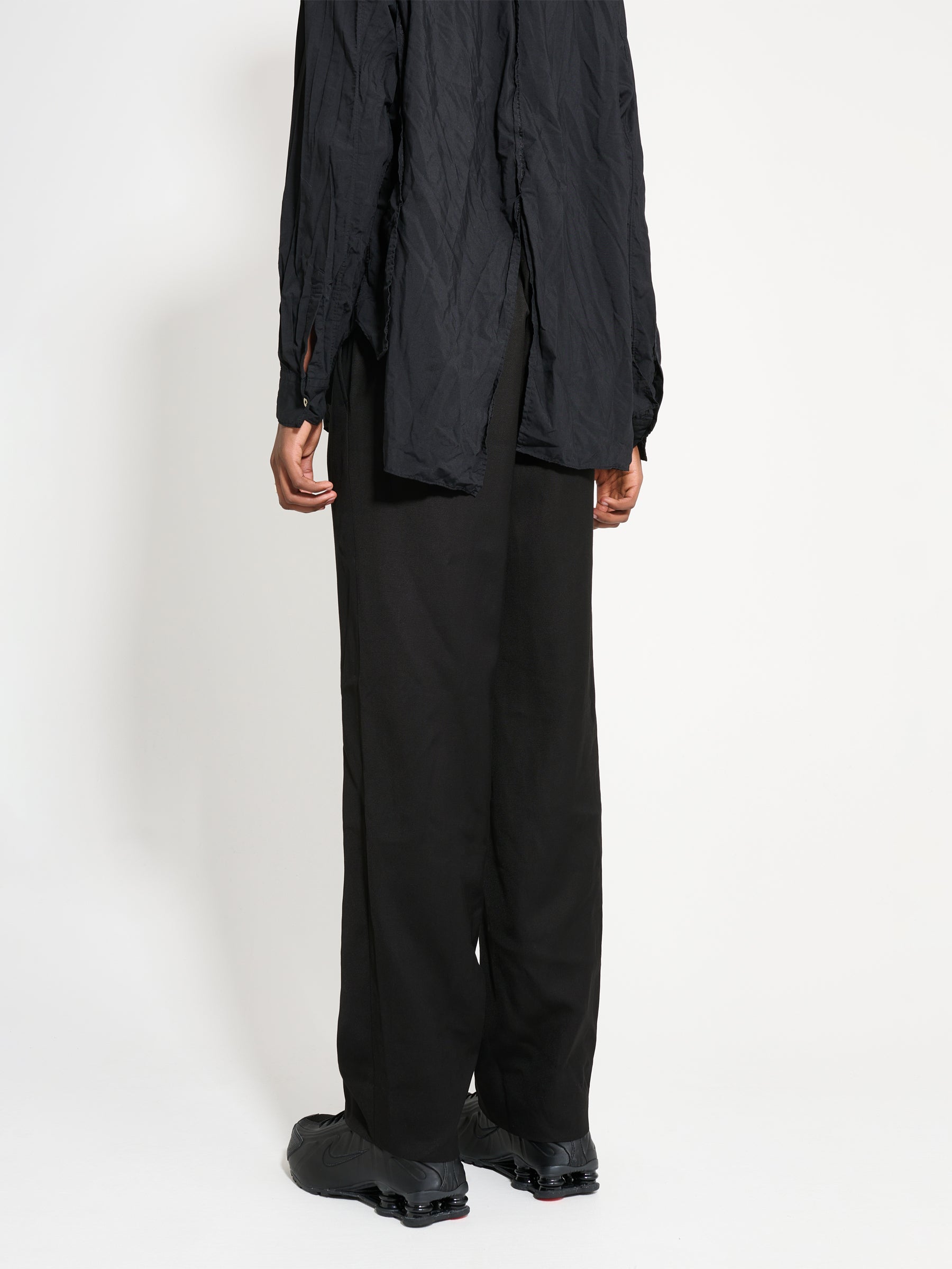 Comme des Garçons Homme Plus Rayon Linen Twill Pants Black